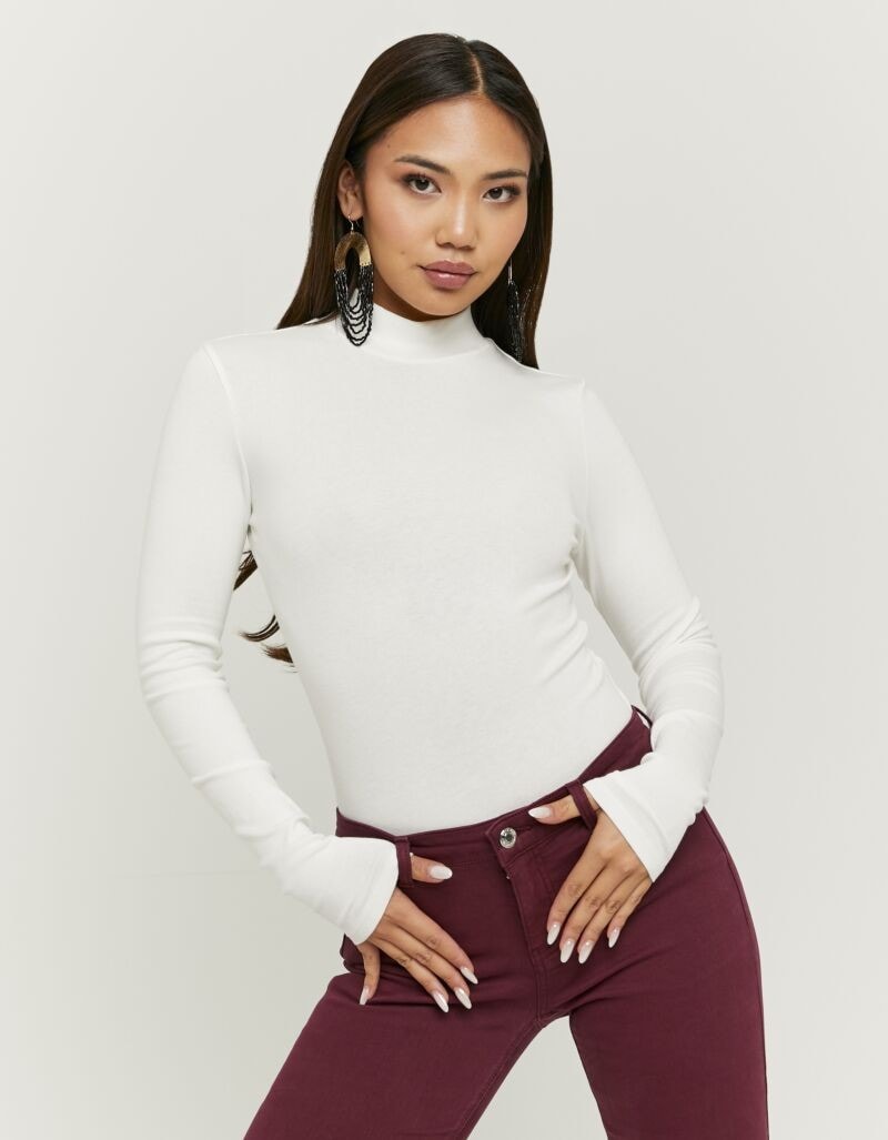 Tally Weijl Body à manches longues »SBOCOCOSIMO« Baumwollmischung, figurbetont