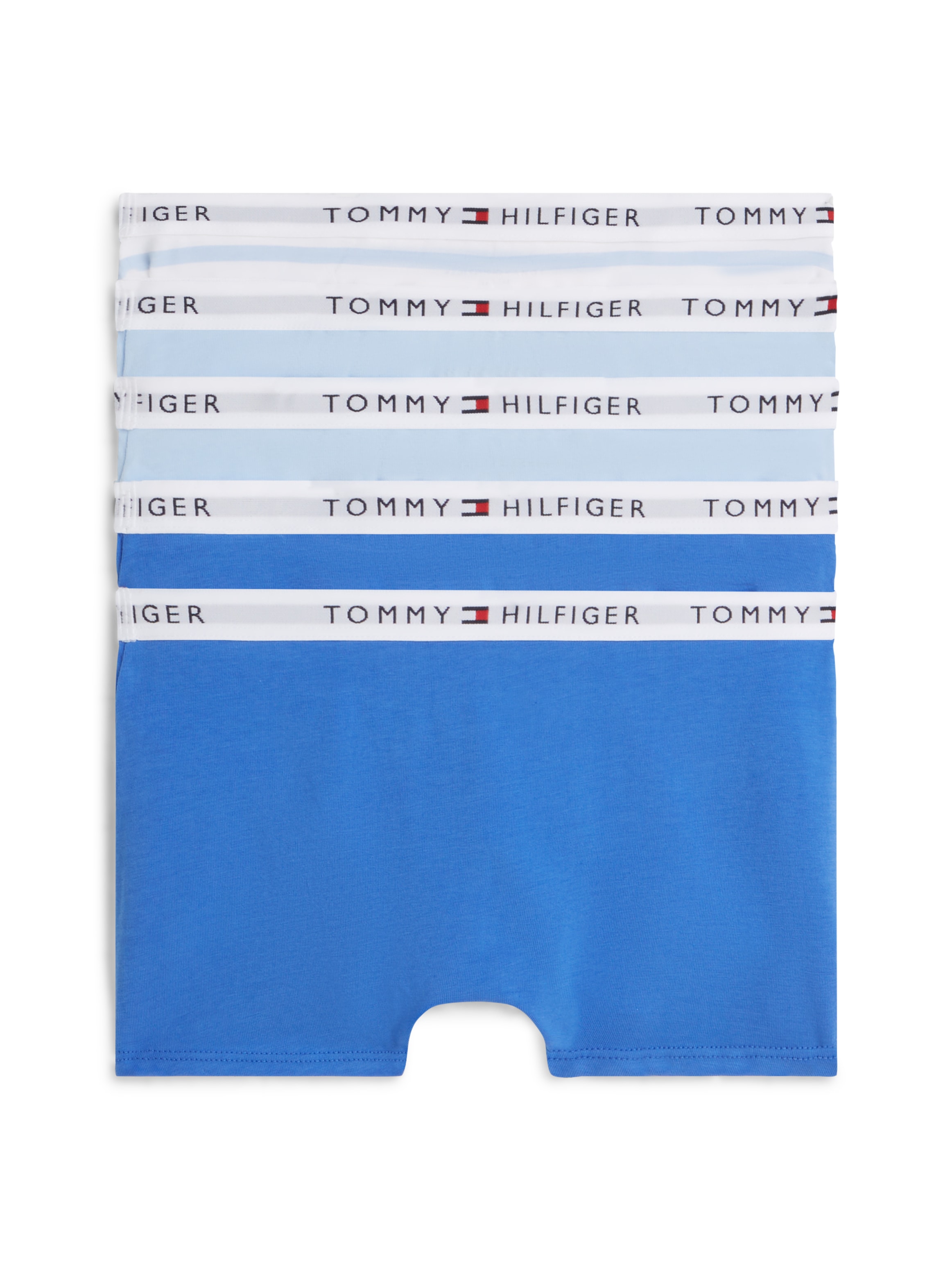Tommy Hilfiger Underwear Tronc »5 PK TRUNK PRINT« avec ceinture logo, coupe près du corps