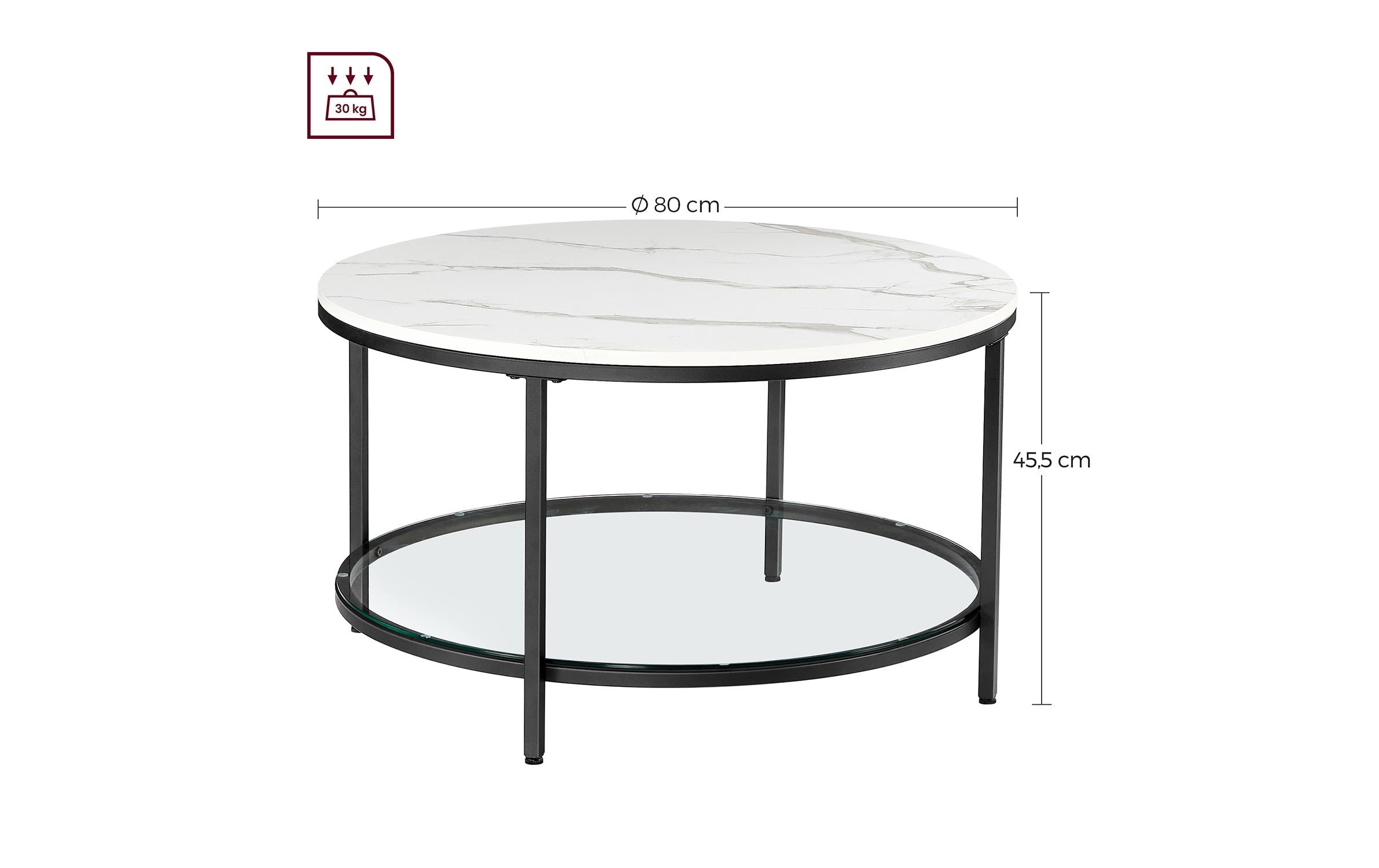 VASAGLE Table basse »80 x 44.5 cm«