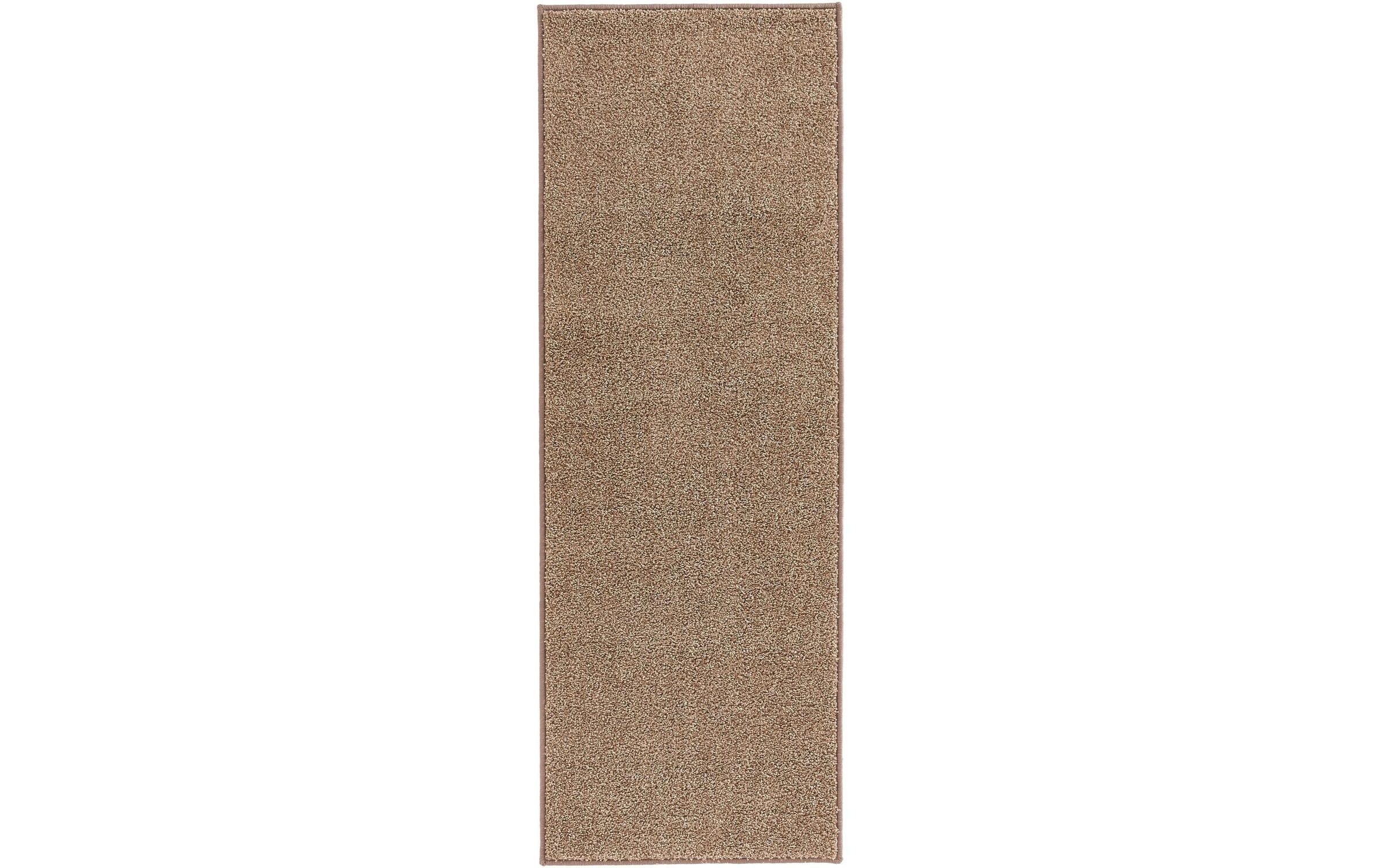 HANSE Home Teppich »Pure 100  Kurzflor« rechteckig 13 mm Höhe Kurzflor, uni, umkettelt, Läufer, Wohnzimmer, Kinderzimmer, Flur