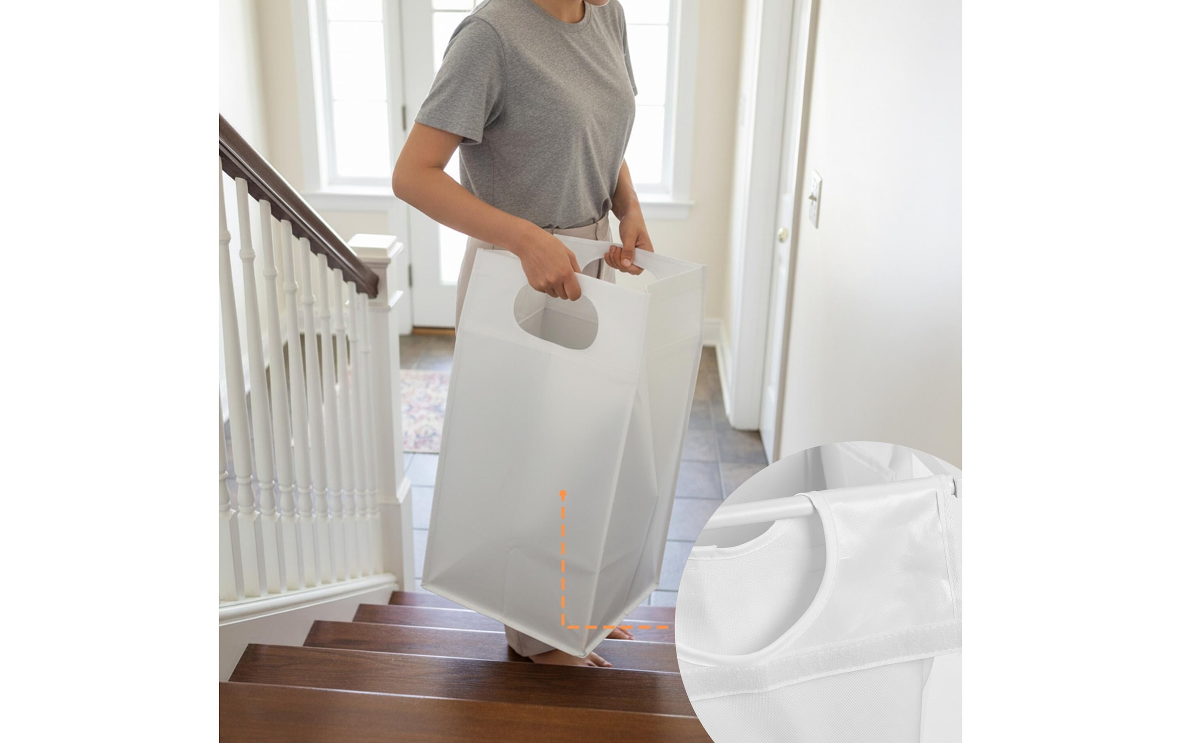 relaxdays Panier à linge »65 L«