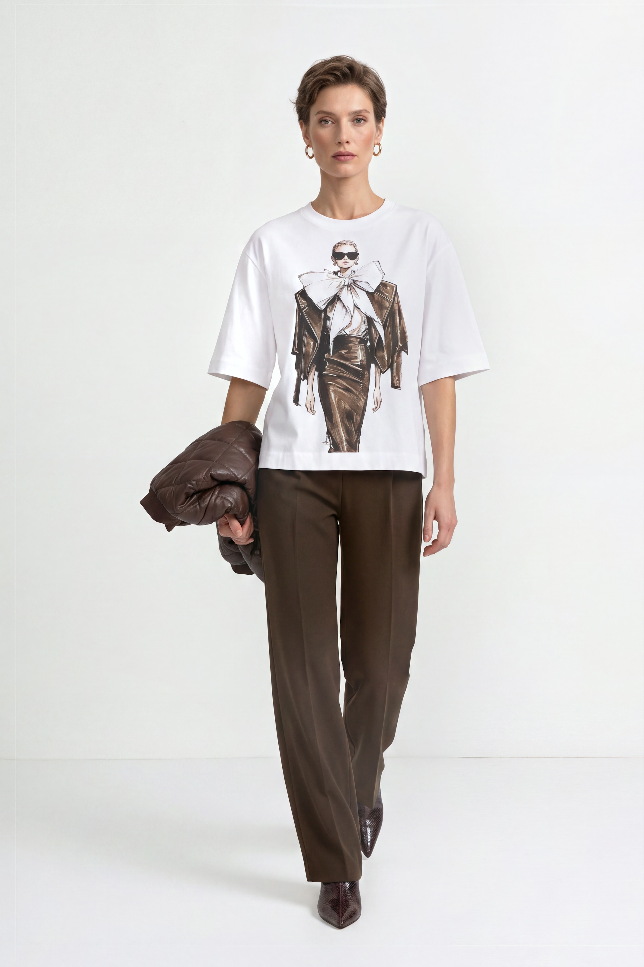 RICHROYAL T-Shirt Regular fit mit Rundhalsausschnitt