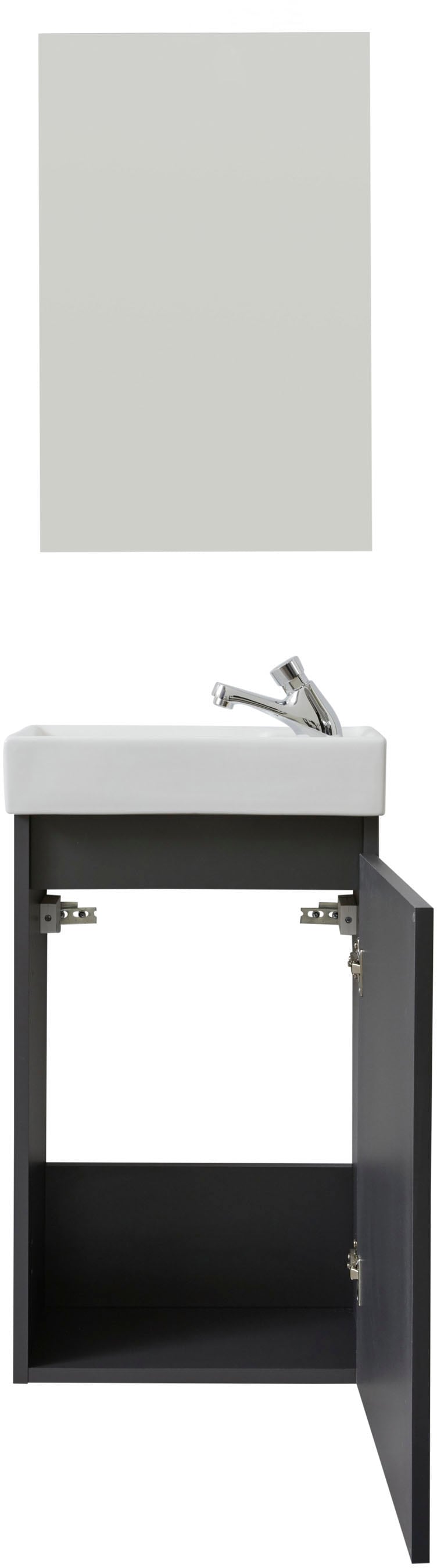 welltime Ensemble de meubles de salle de bain »Oslo 2-teilig« Komplett-Set, 3 cuis tlg.