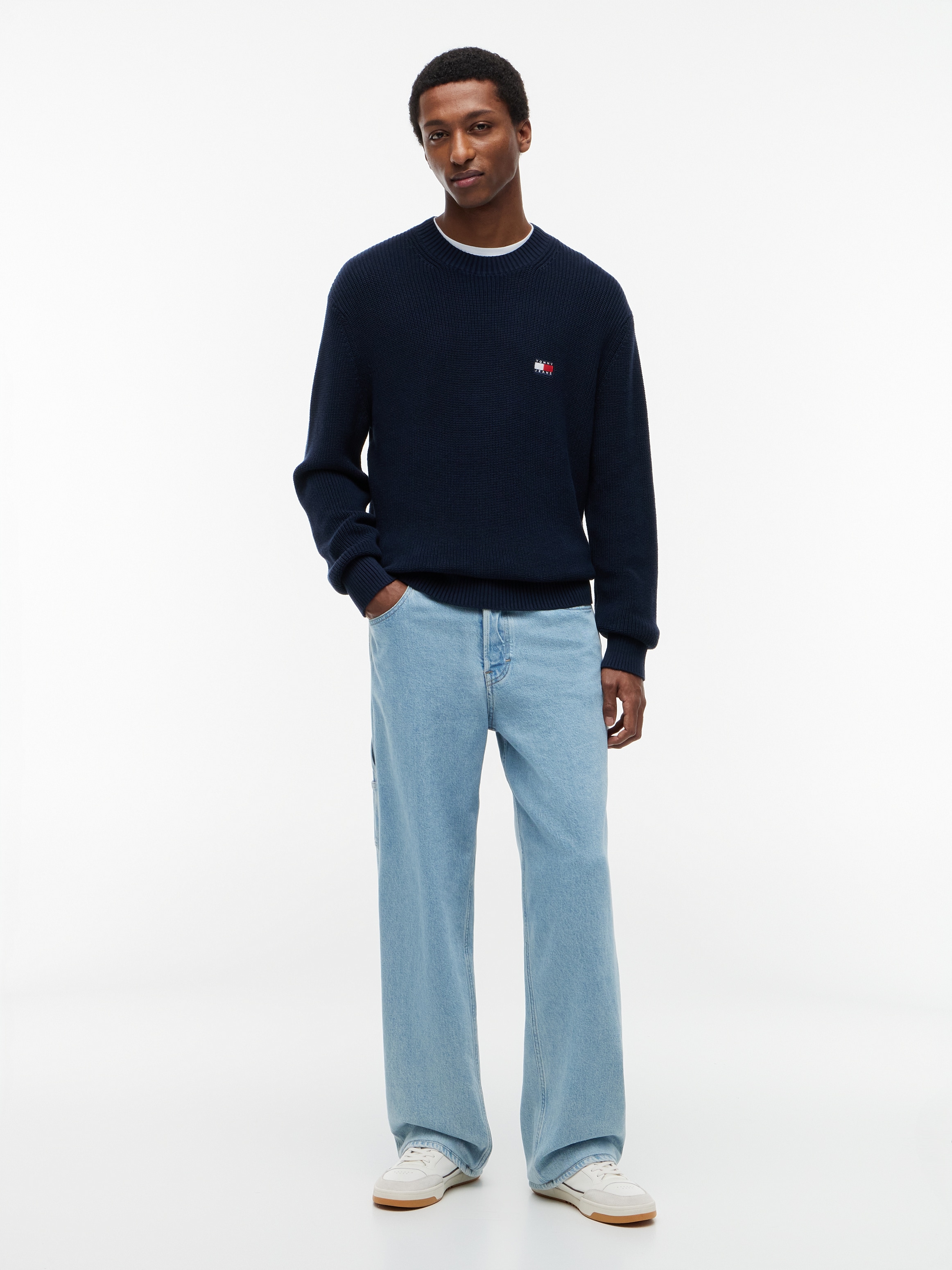 Tommy Jeans Strickpullover »TJM REGULAR BADGE SWEATER«