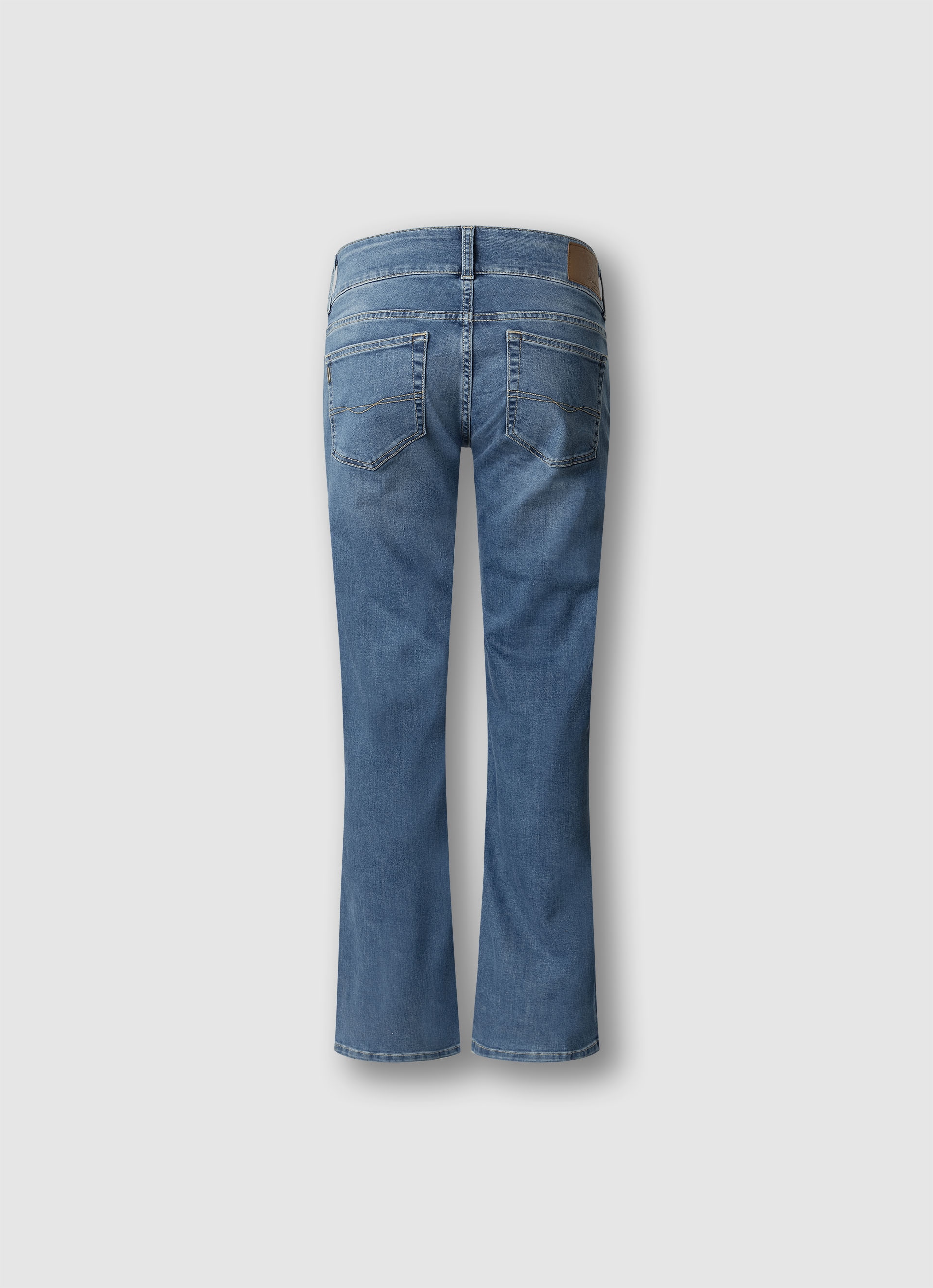 Pepe Jeans Gerade Jeans »STRAIGHT JEANS LW« mit doppeltem Knopfverschluss