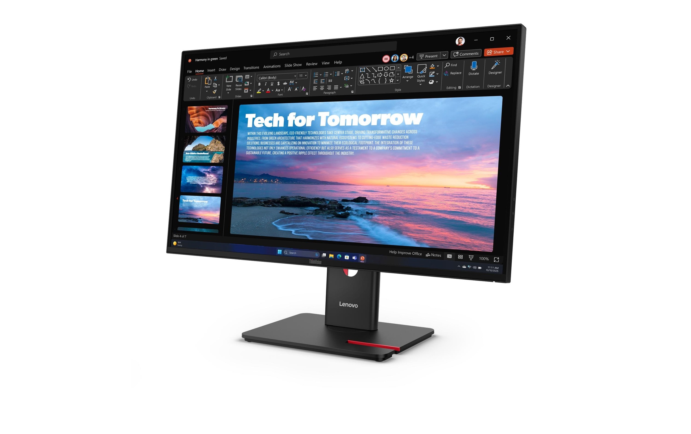 Lenovo LED-Monitor »ThinkVision T27QD-40« 68,6 cm/27 ″  2560 x 1440 px WQHD 120 Hz