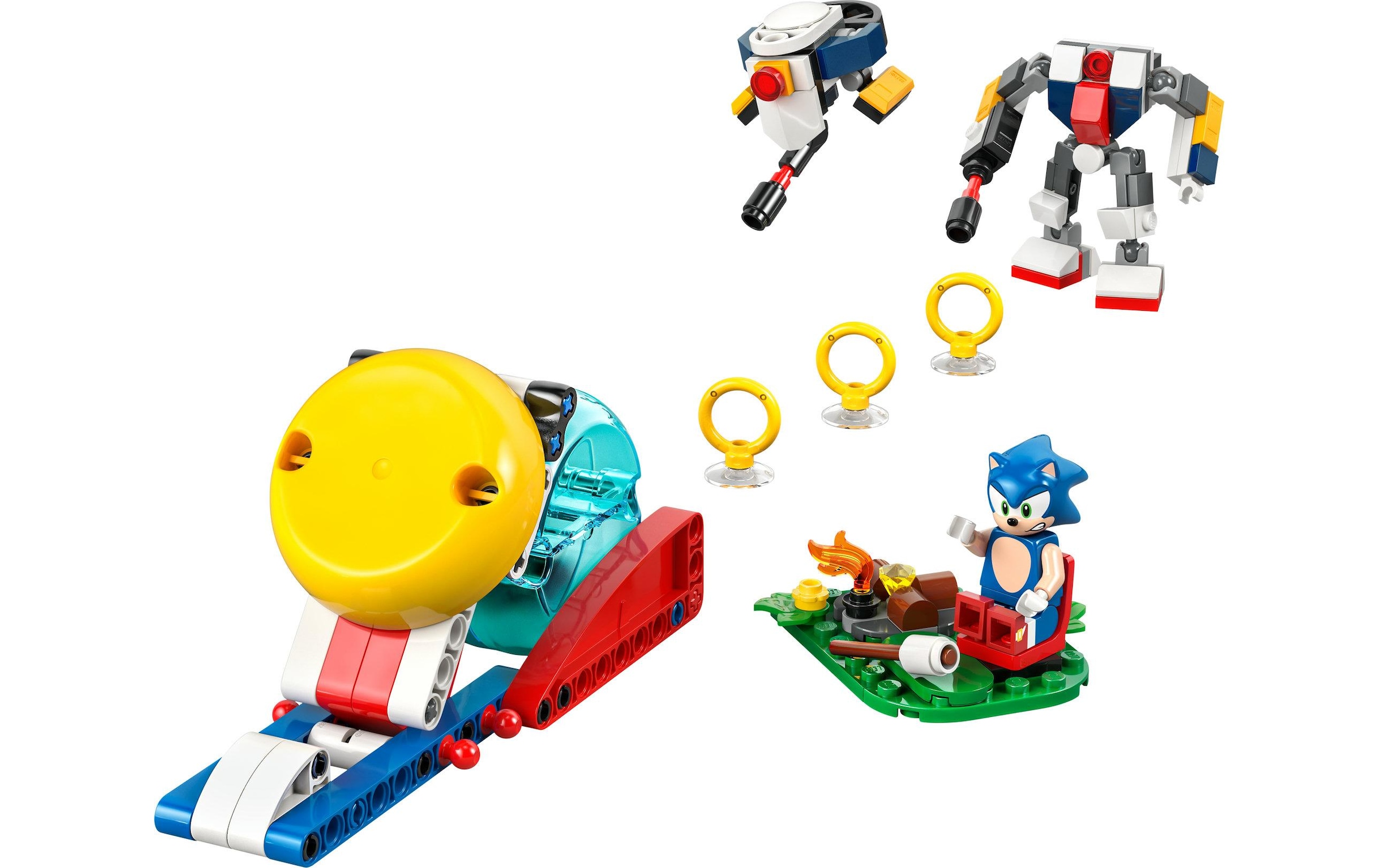 LEGO® Spielbausteine »Sonic Sonics Showdown am Lagerfeuer 77001«