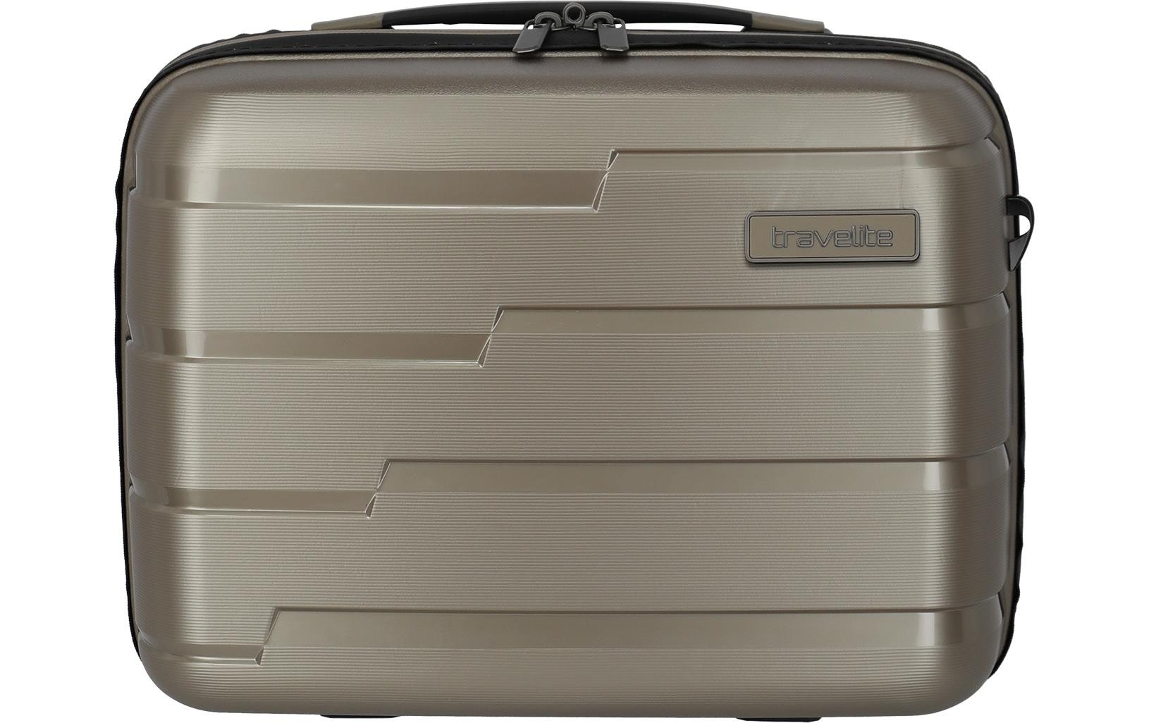 travelite Trousse de toilette »AIR BASE Kosmetikkoffer Hartschale« mit TSA-Schloss und Aufsteckfunktion – robust und leicht