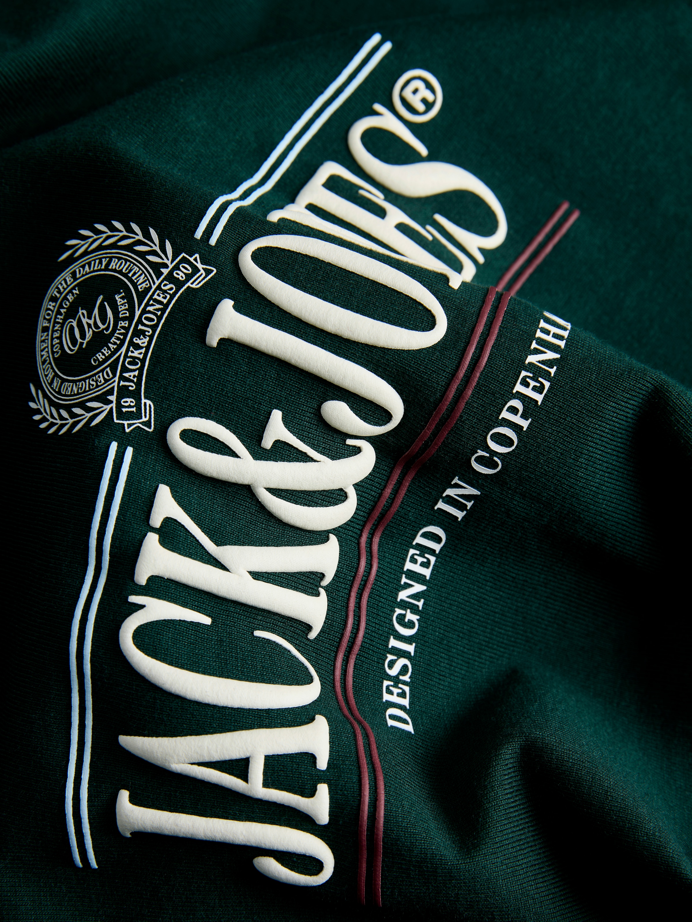 Jack & Jones Junior Langarmshirt »JORFREDERIKSBERG GRAPHIC BOX TEE LS JNR« Baumwolle, regular fit