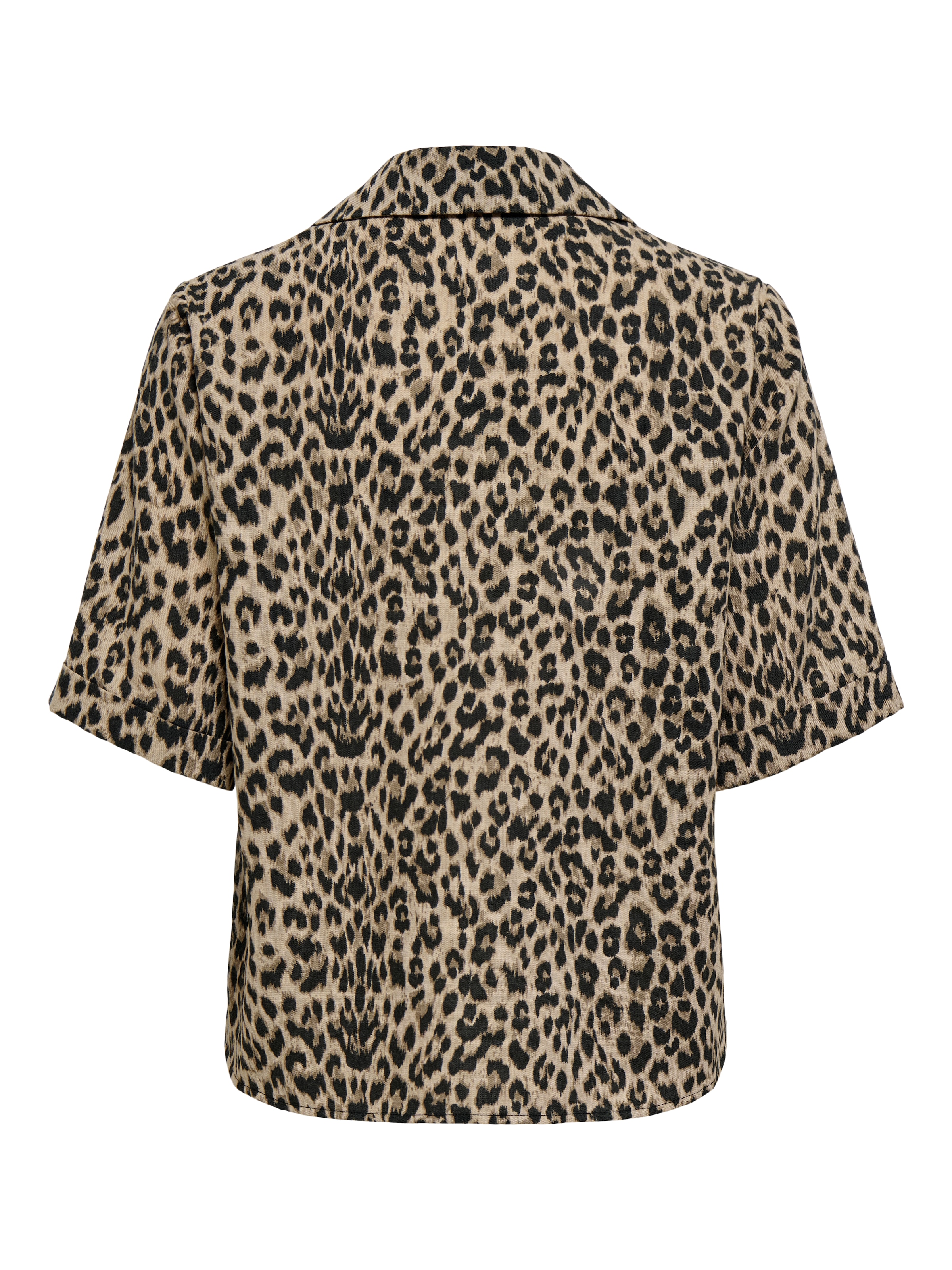 ONLY Blouse à manches courtes »ONLEMMIA S/S BUTTON SHIRT PNT« mélange de matériaux, coupe régulière
