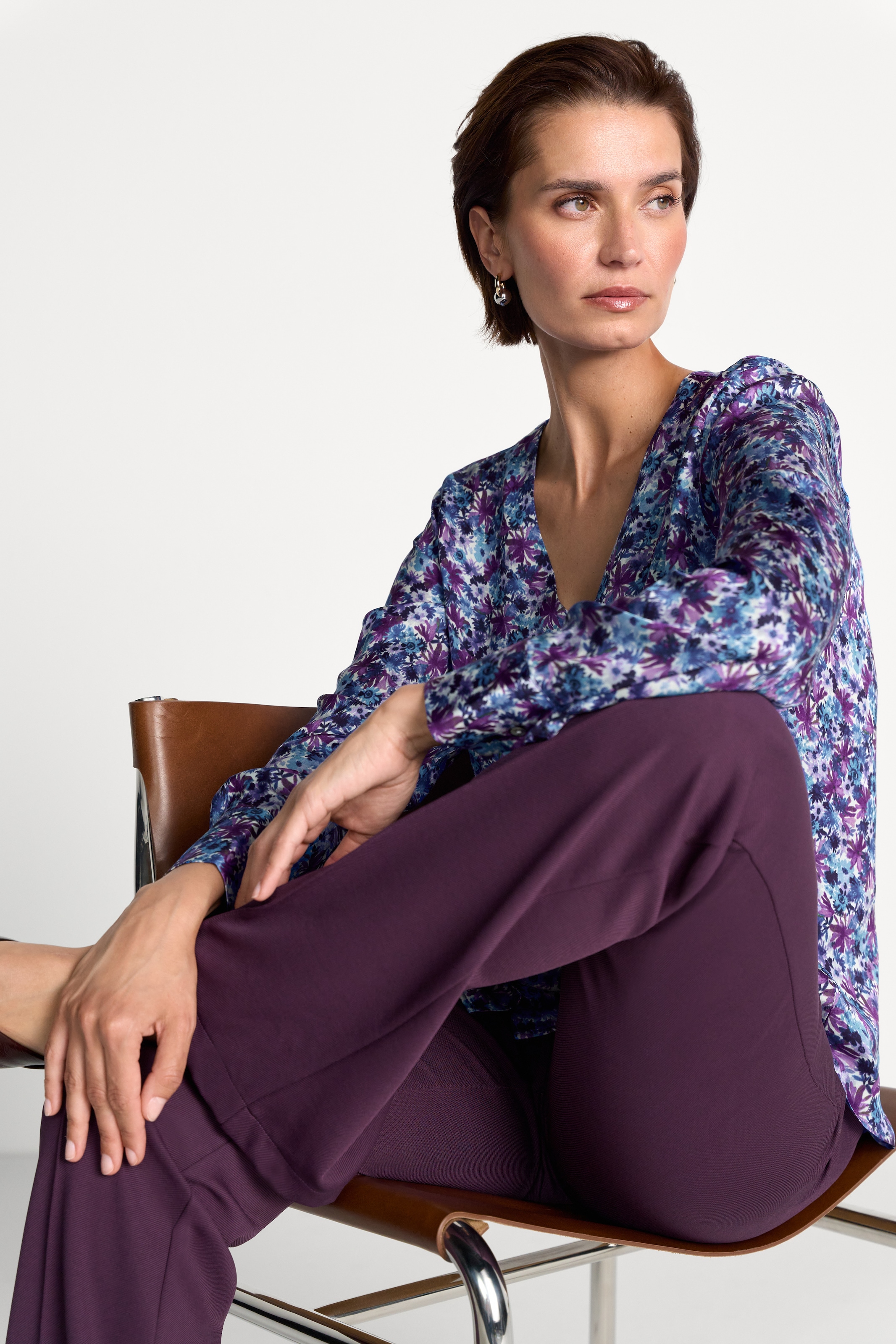 RICHROYAL Blouse à manches longues