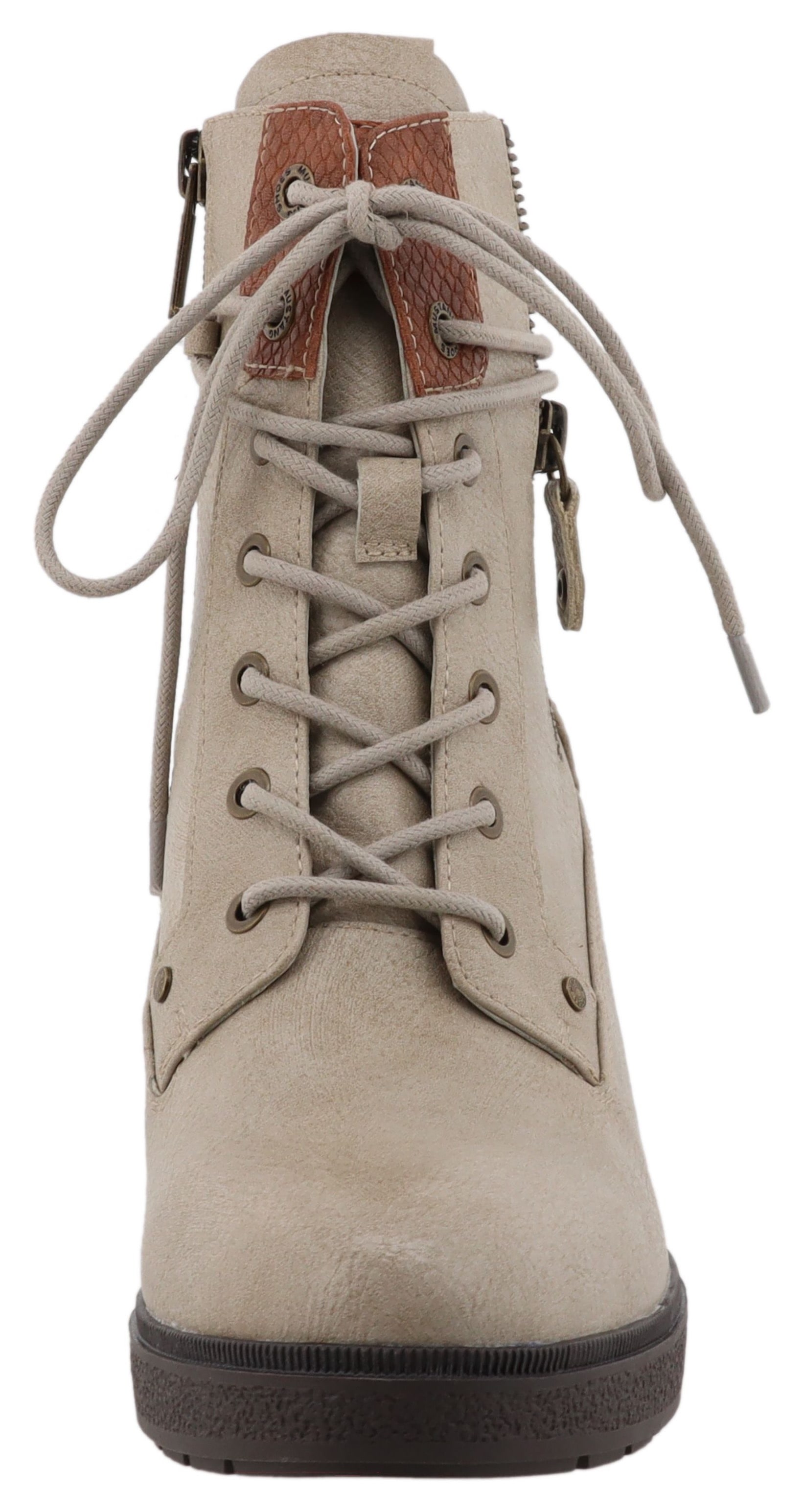 Mustang Shoes Bottes d'hiver »Nana«  Bottine à lacets avec doublure textile chaude