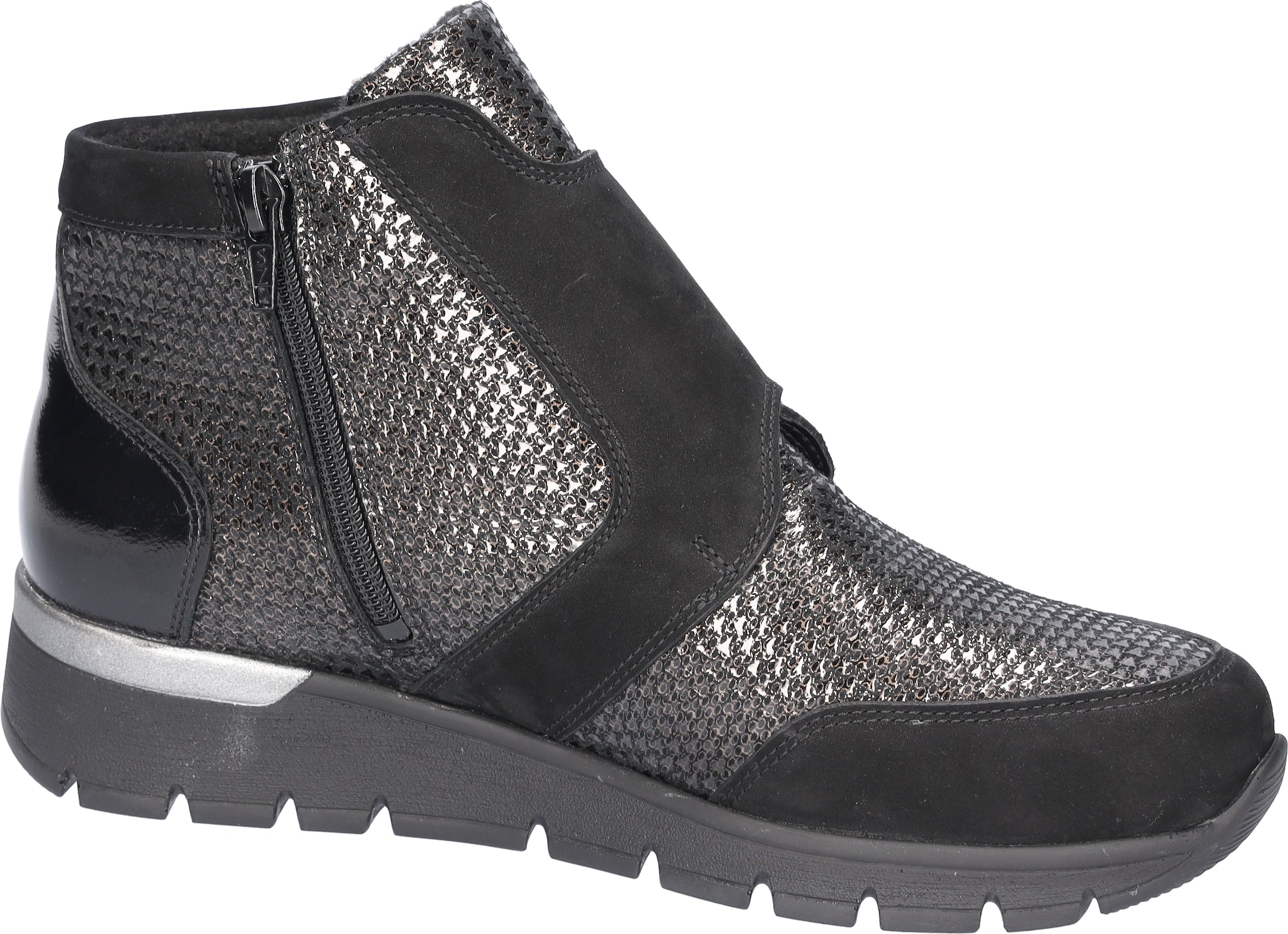Waldläufer Bateau à velcro »K-RAMONA«  Bottine, chaussure confort, chaussure large largeur extra K