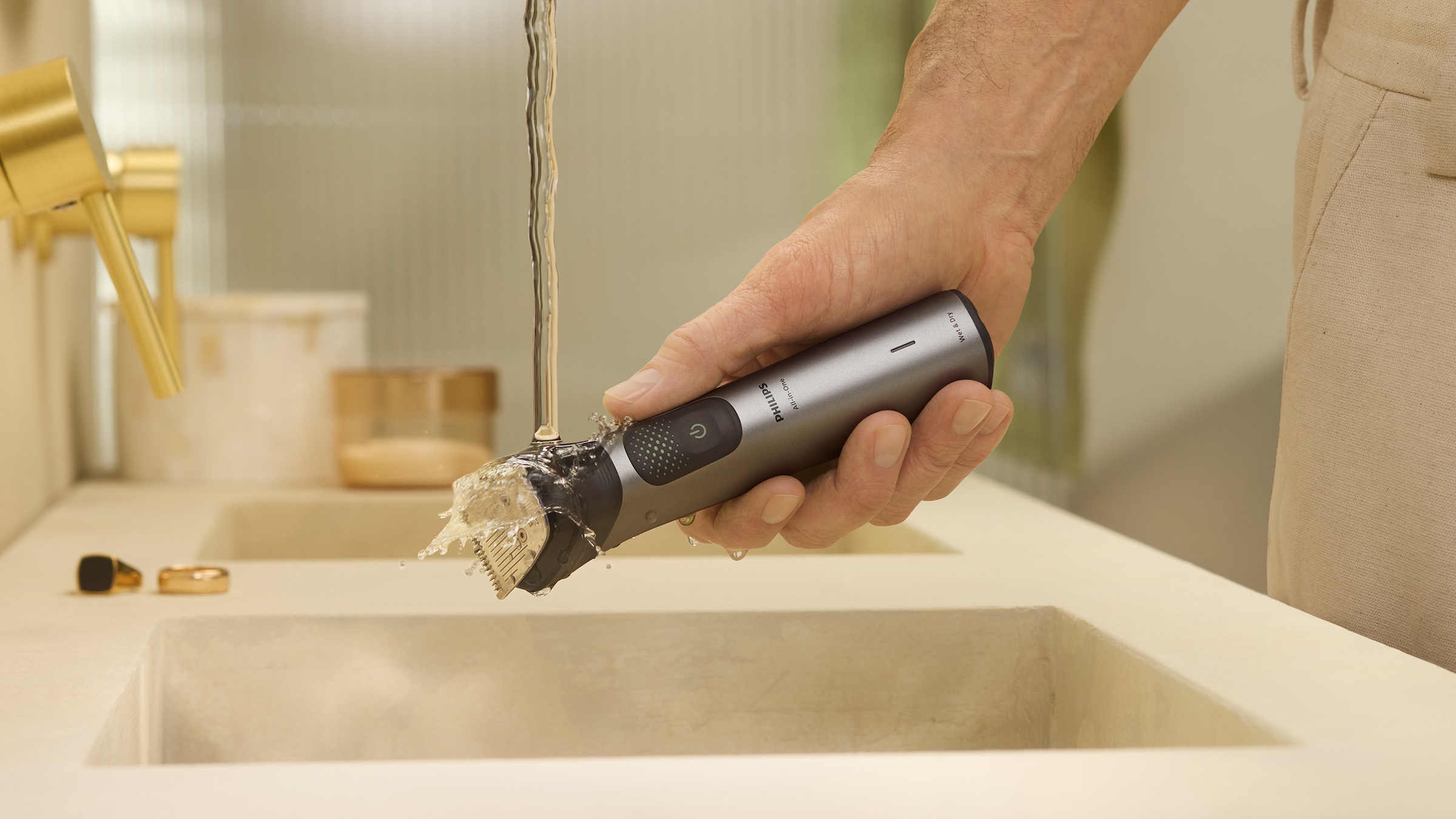 Philips Multifunktionstrimmer »Series 9000 MG9557/15« 20 Aufsätze 20-in-1-Trimmer für Gesicht, Körper und Kopfhaare