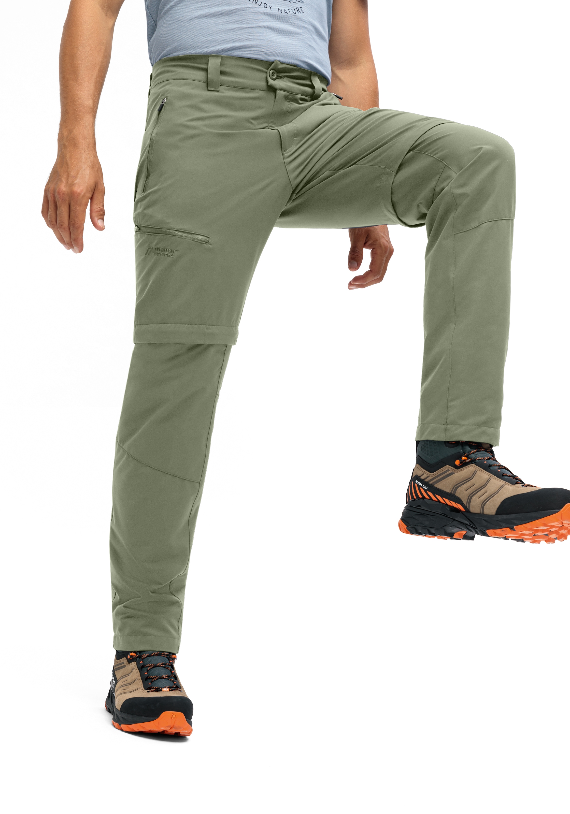 Maier Sports Outdoorhose »Tajo Zip Loop«  Herren Zip-Off Wanderhose, atmungsaktive Trekkinghose, Regular Fit