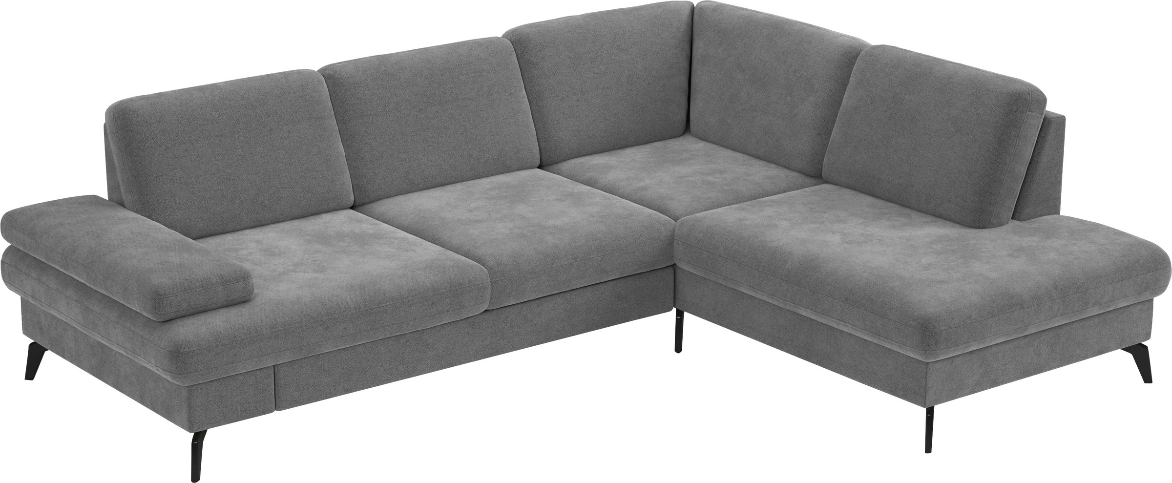 sit&more Ecksofa »Morris L-Form, inkl. Sitztiefenverstellung« wahlweise mit Armteilverstellung, Bettfunktion & Bettkasten