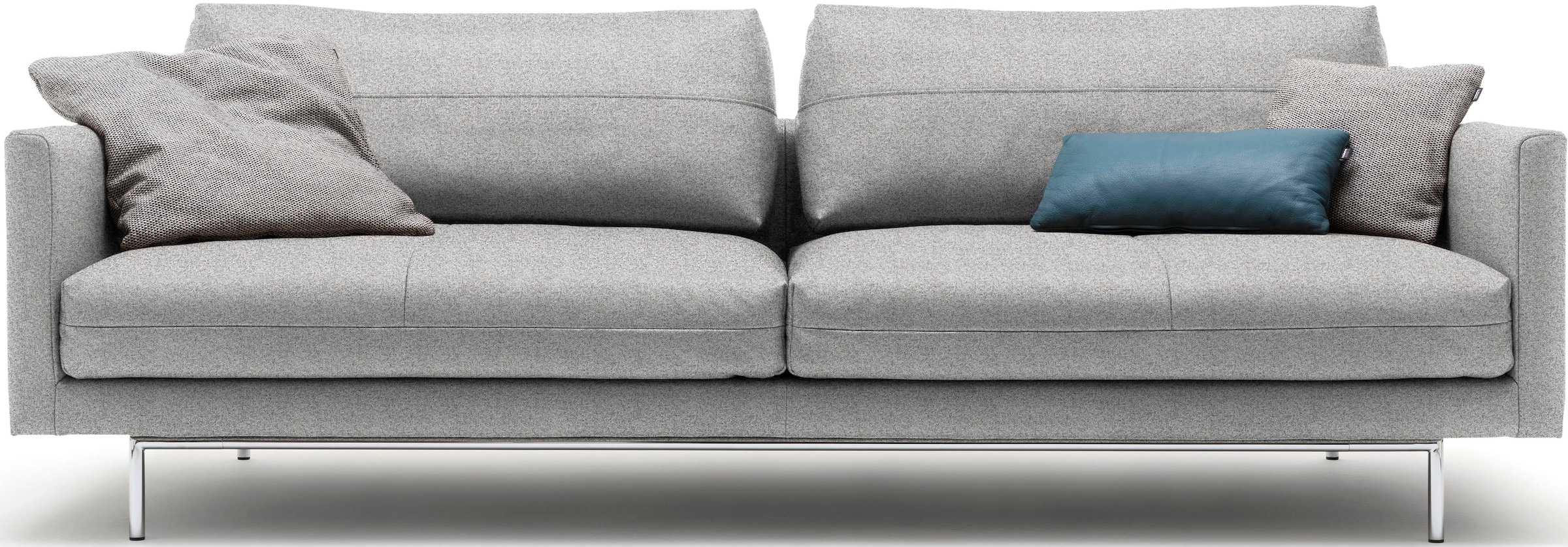 Creation BY ROLF BENZ 3,5-places »CR.414, Designsofa, edles Sofa, Loungesofa, Ledersofa, klares Design« en cuir ou chenille, confort d'assise de première qualité, rembourrage décontracté