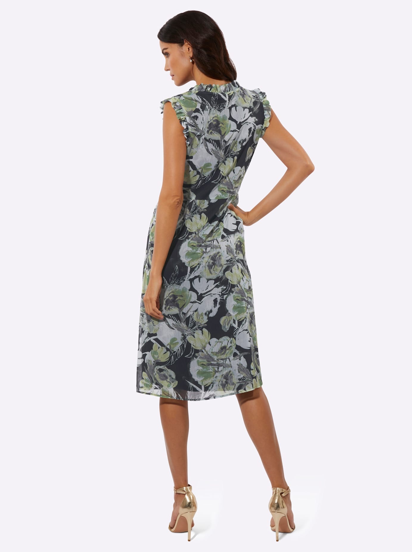 creation L Robe imprimée »Chiffon-Kleid«