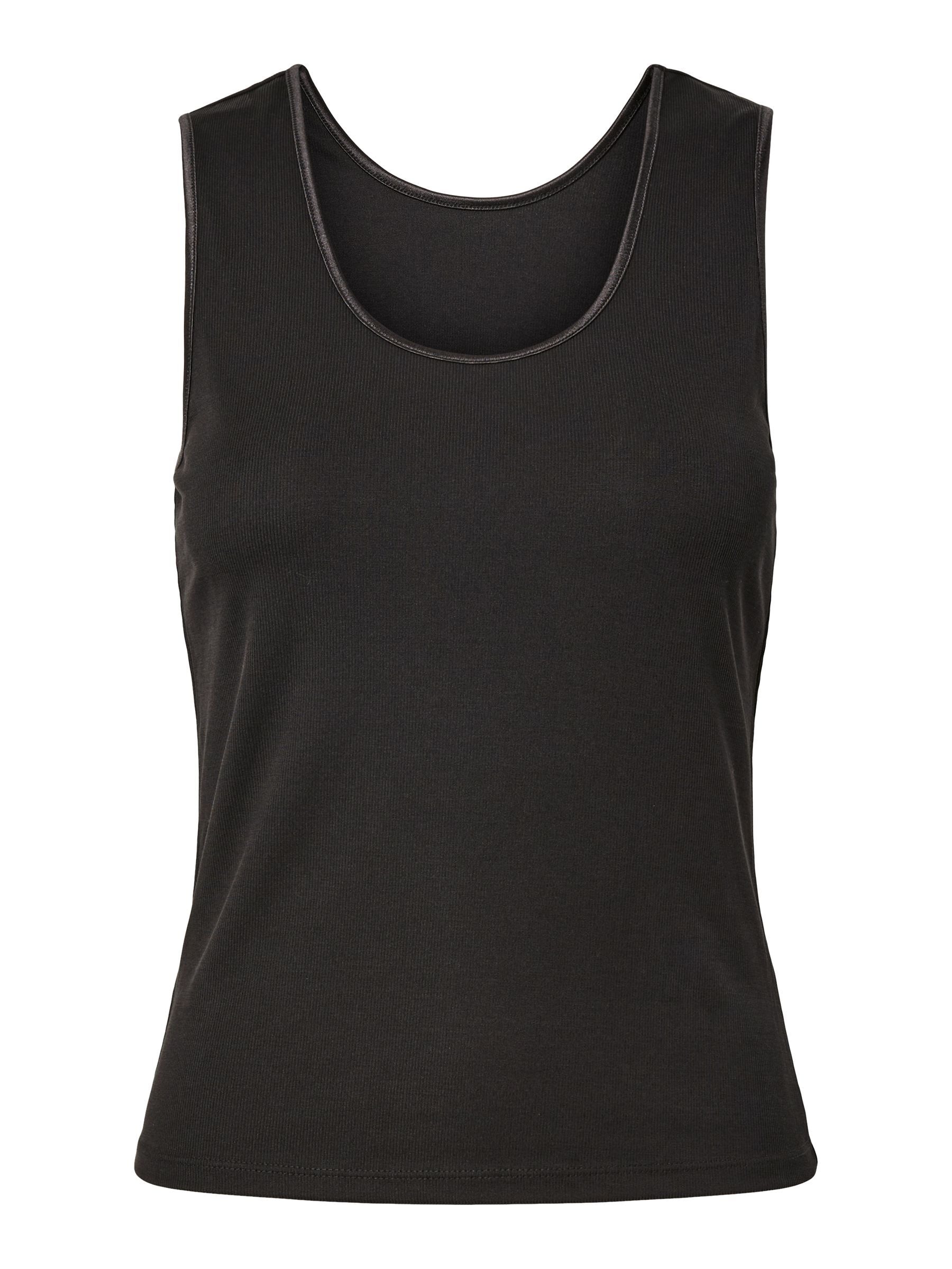 Y.A.S Débardeur »YASPALOMA TANK TOP NOOS« mit Satinpaspel