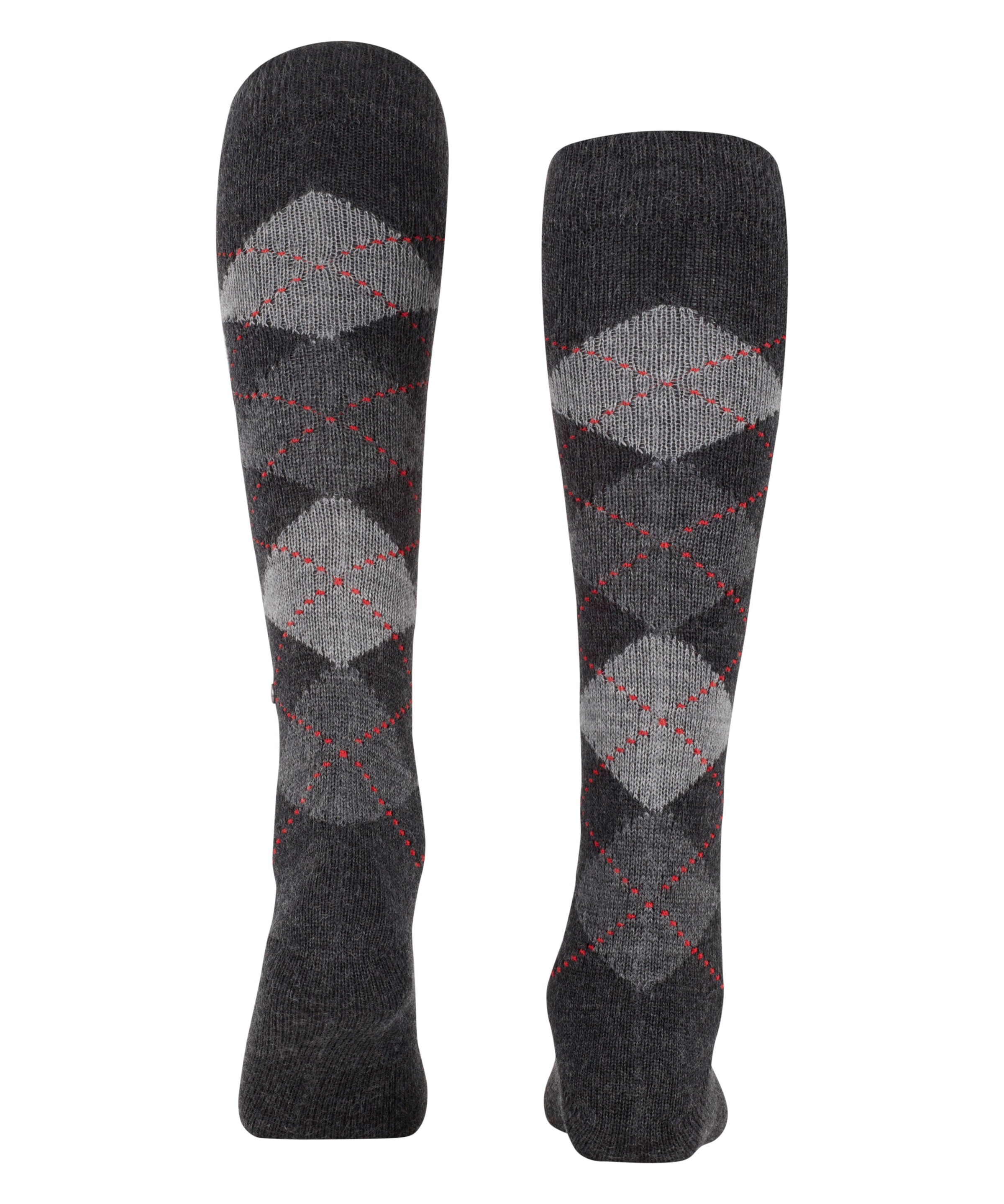 Burlington Mi-bas »Whitby« taille unique 36-41, motif argyle, toucher doux