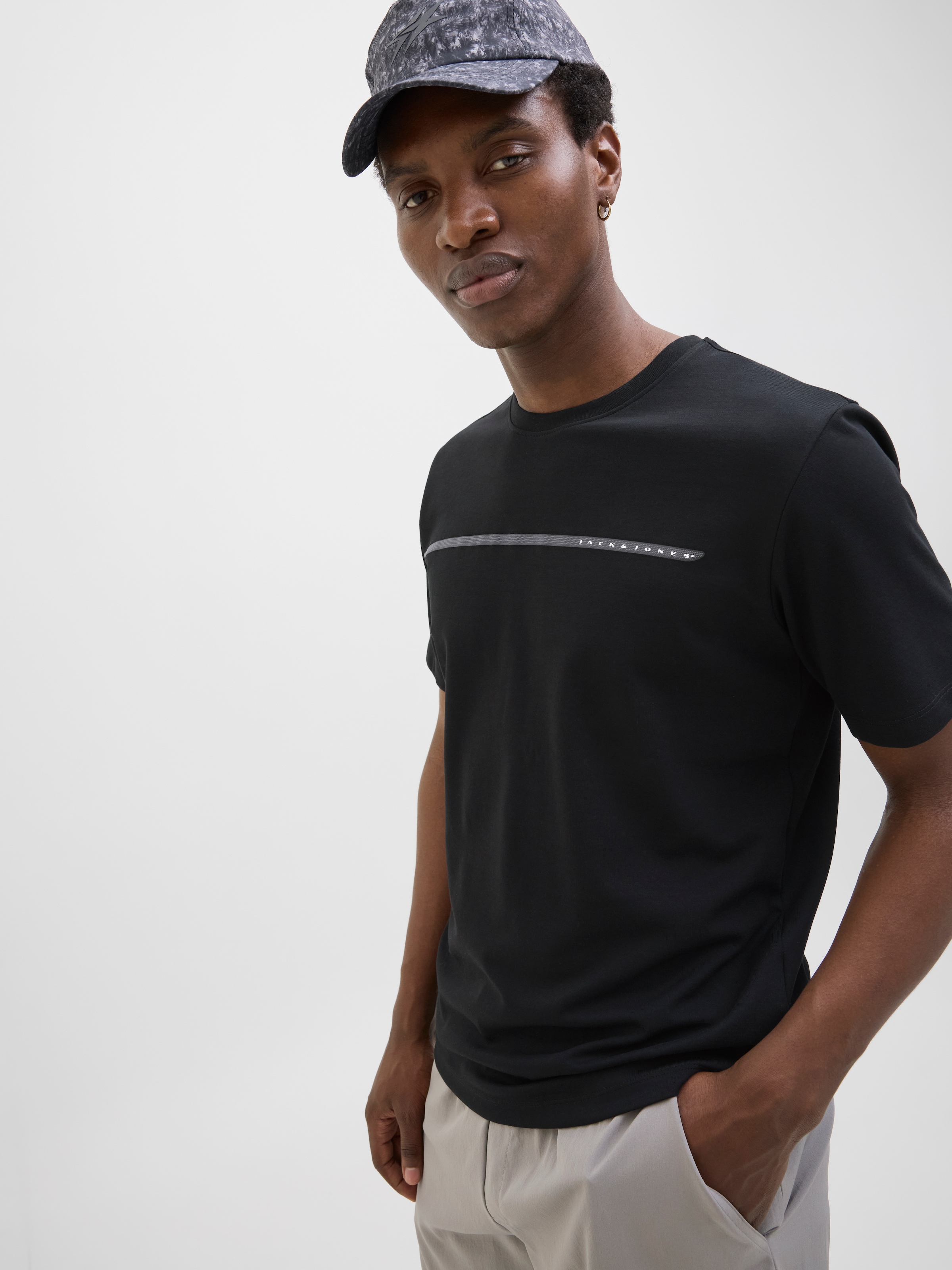 Jack & Jones T-Shirt »JCOFUSION FULL BRANDING TEE SS CREW NOOS«