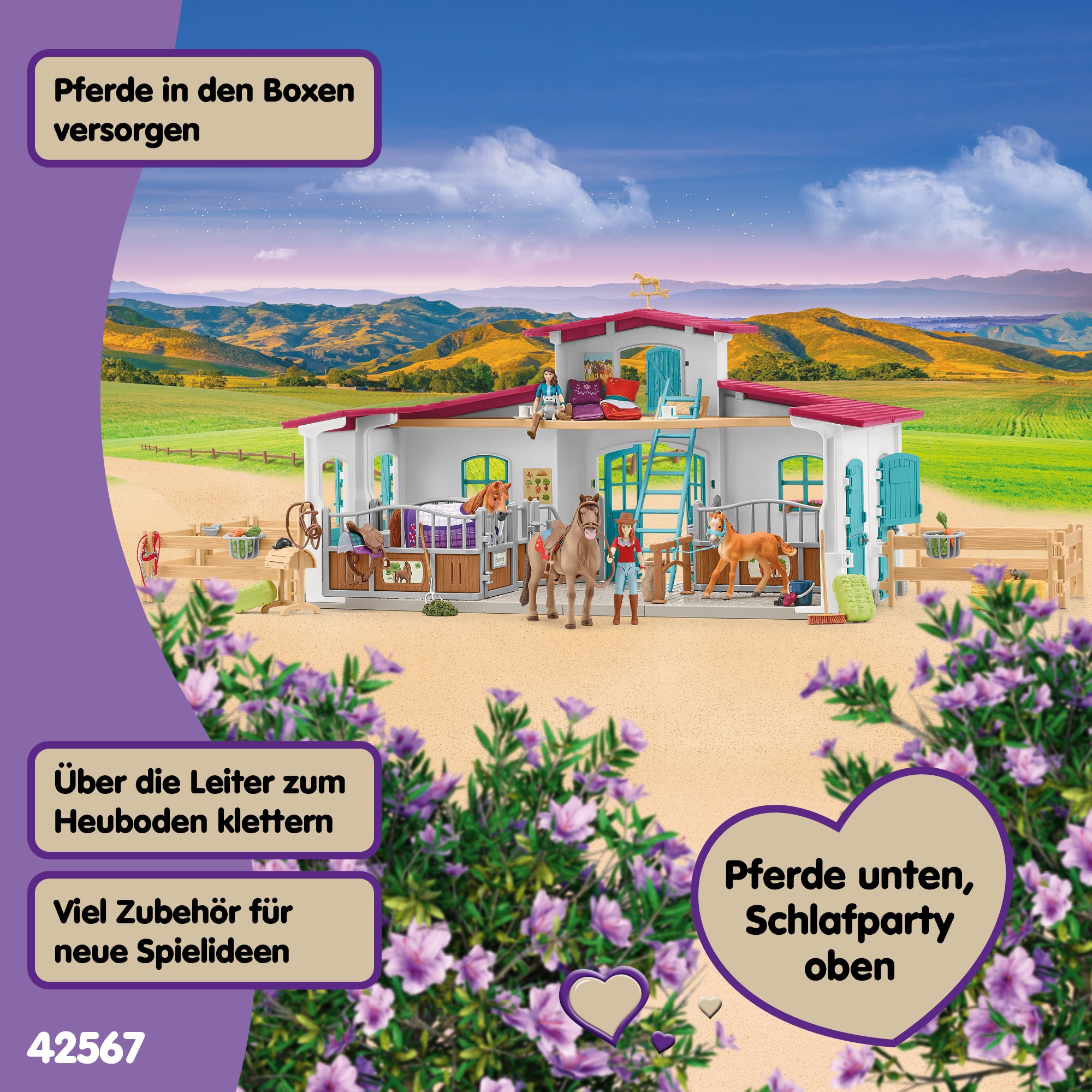 Schleich® Monde de jeu »HORSE CLUB, Reiterhof (42567)«