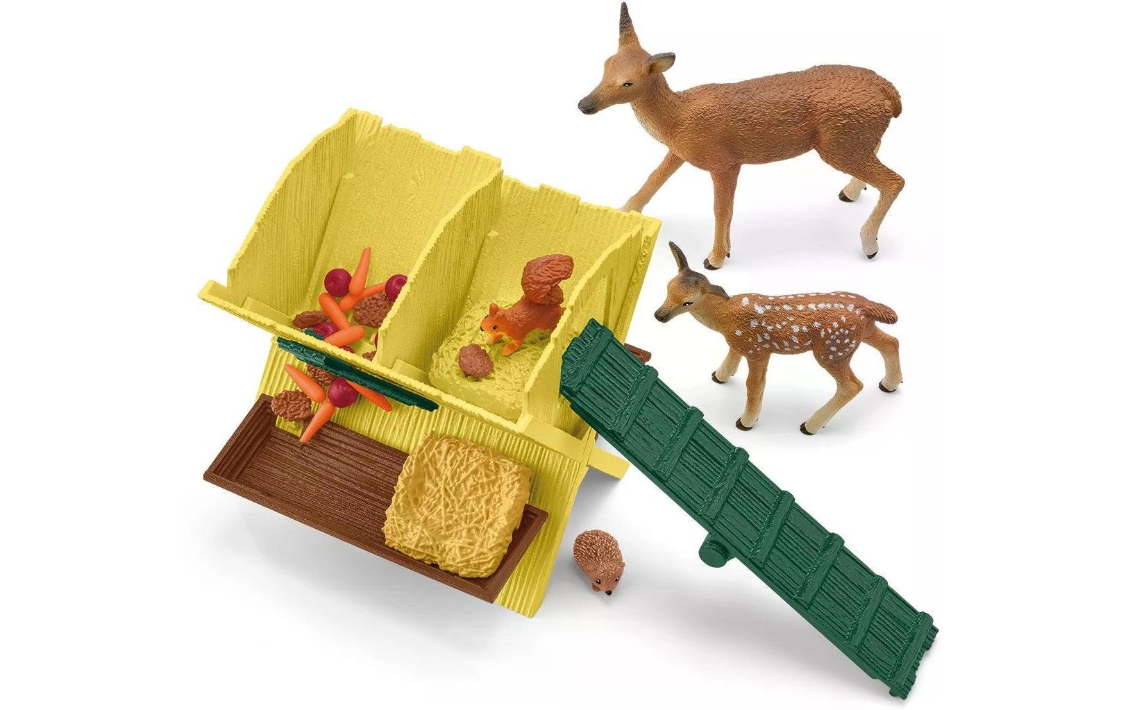 Schleich® Monde de jeu »Farm World Fütterung der Waldtiere«