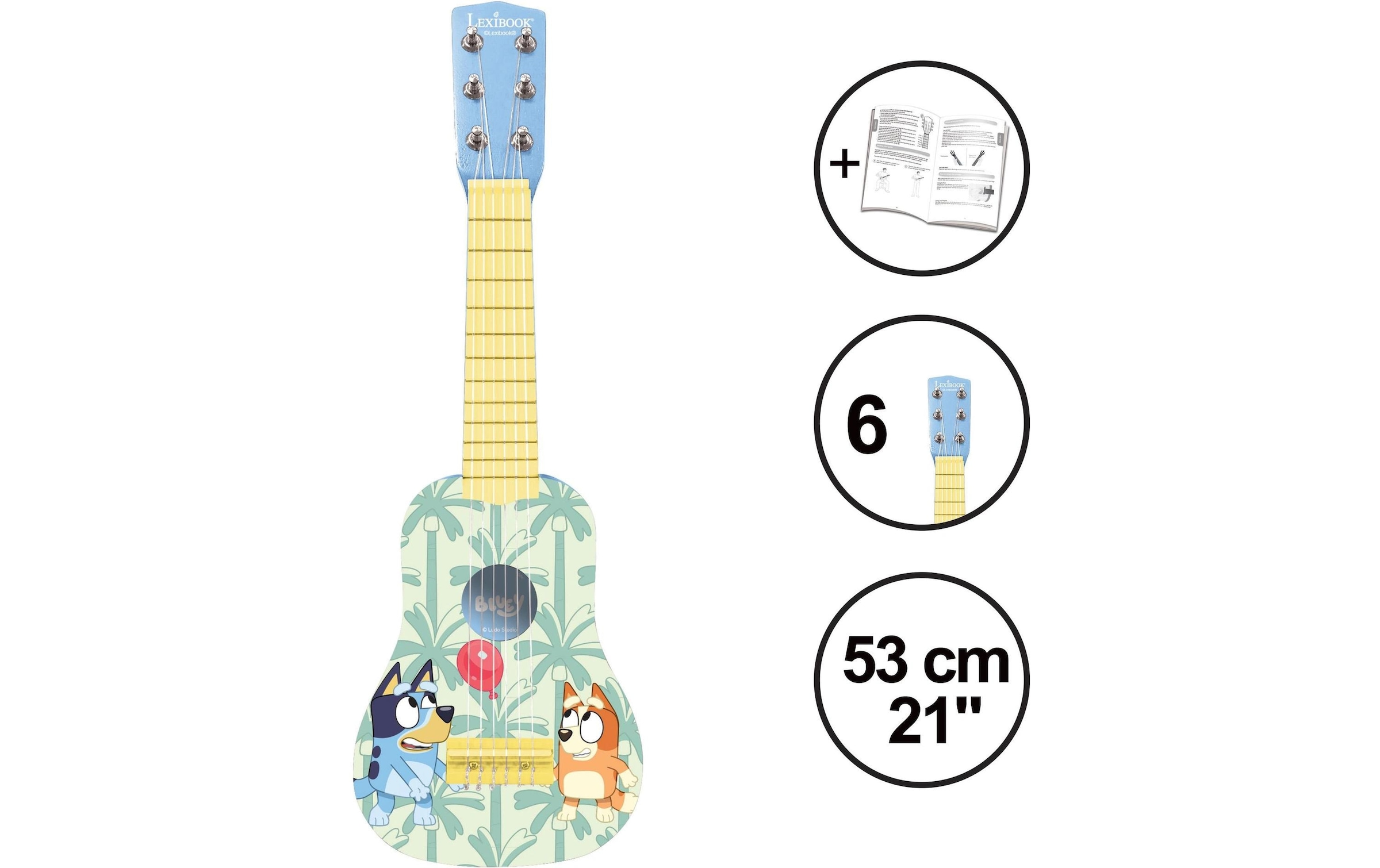 Lexibook® Jouet instrument de musique »Akustikgitarre My First«