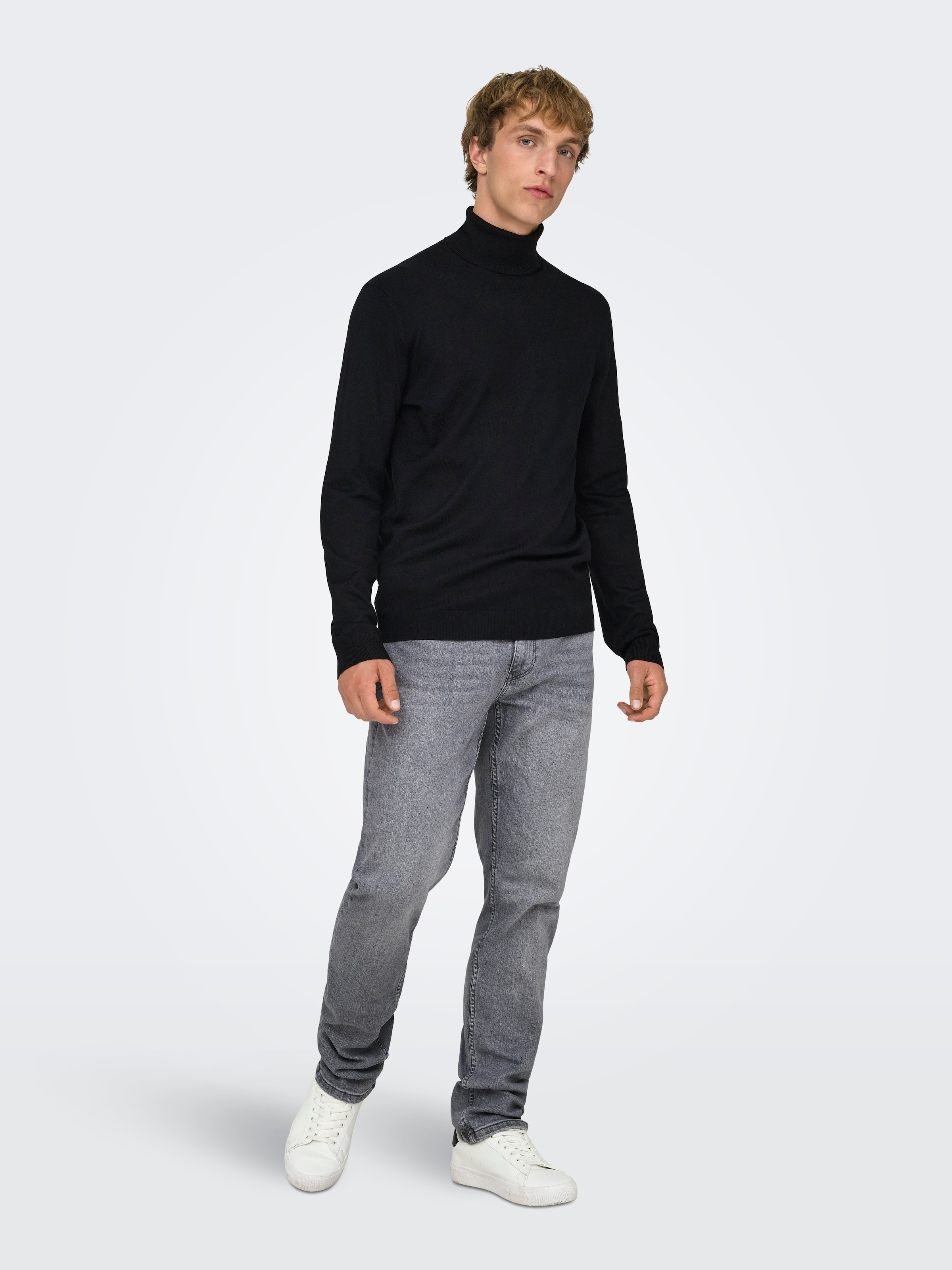 ONLY & SONS Pull à col roulé »ONSWYLER LIFE REG ROLL NECK KNIT NOOS«