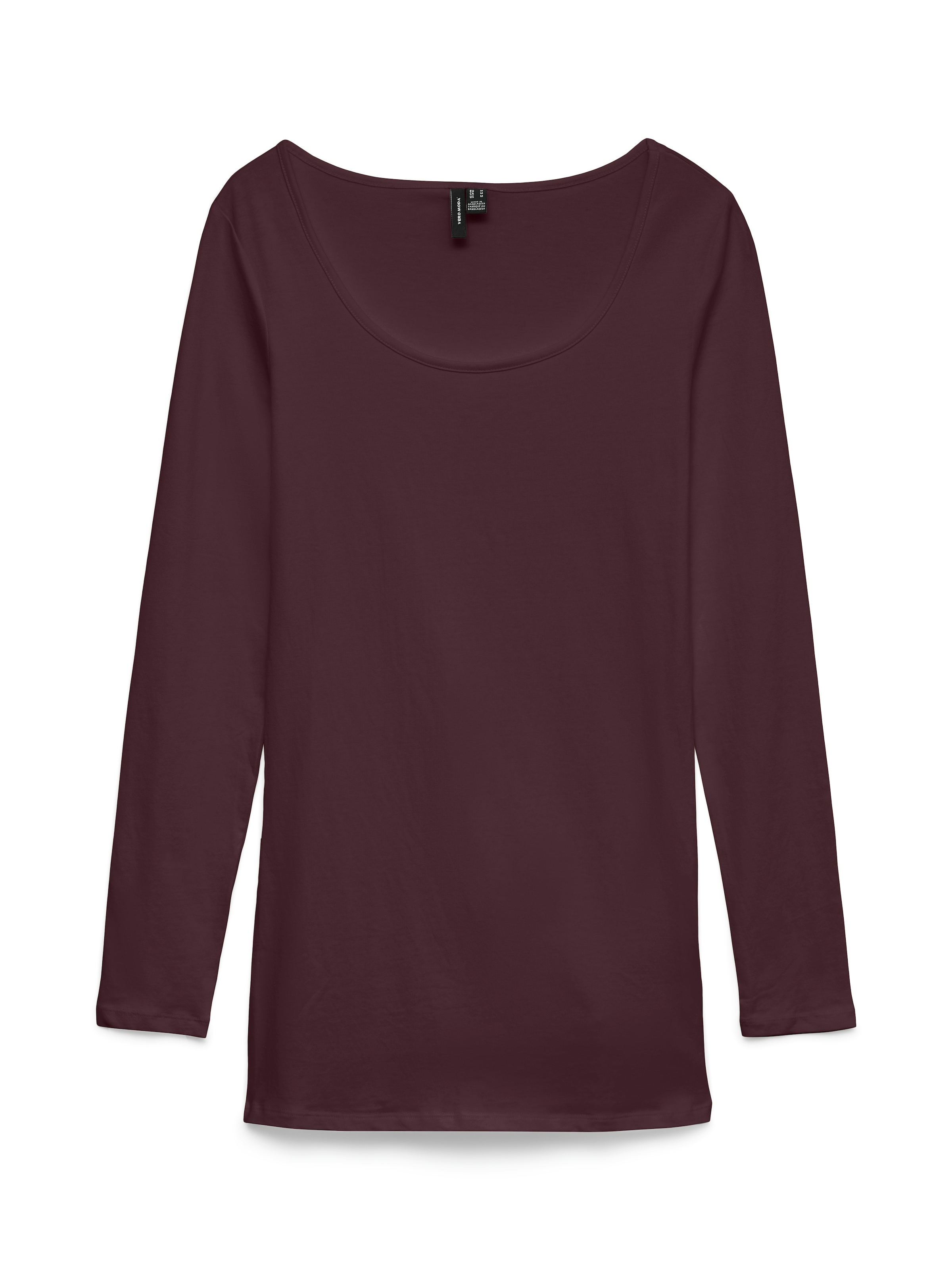 Vero Moda »VMMAXI MY LS SOFT LONG U-NECK  NOOS« Baumwollmischung, regular fit