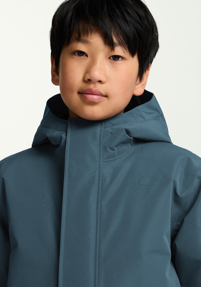 Jack Wolfskin Veste d'extérieur »TEEN INS JACKET K« avec capuche wasserdicht, atmungsaktiv, mit fest verbundener Kapuze, für Kinder