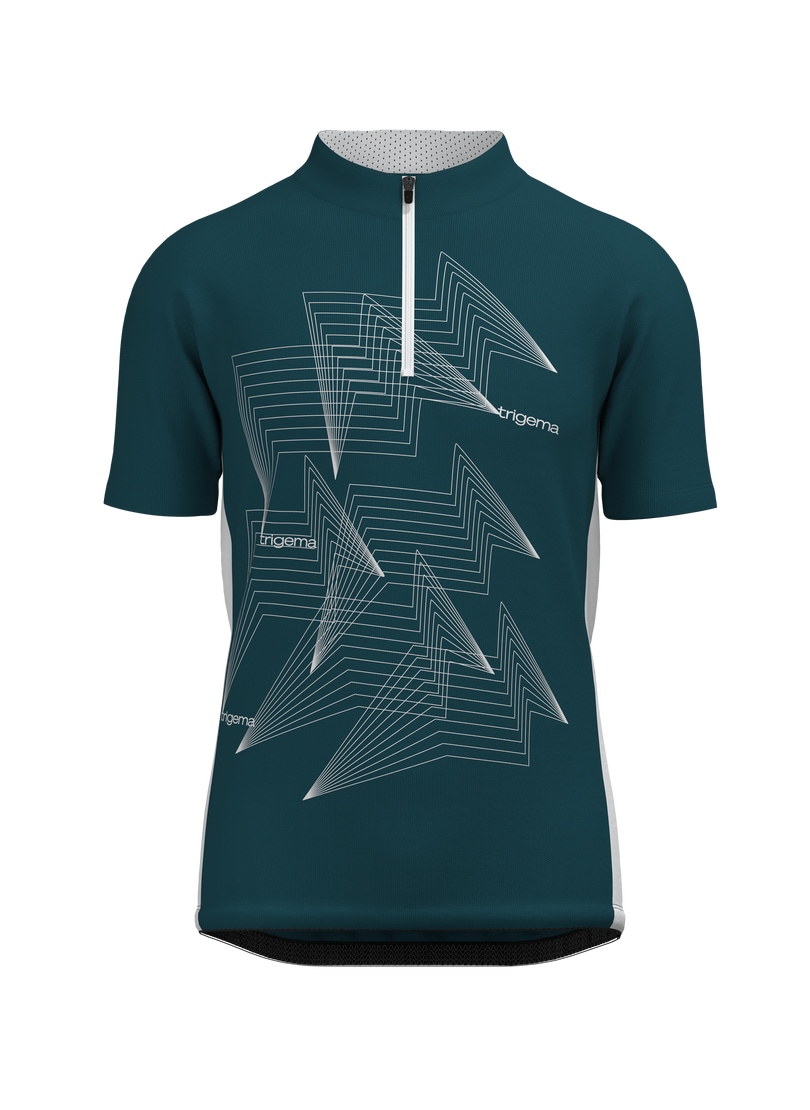 Trigema Polo »TRIGEMA Fahrradjacke mit Spiralförmigen Design« 1
