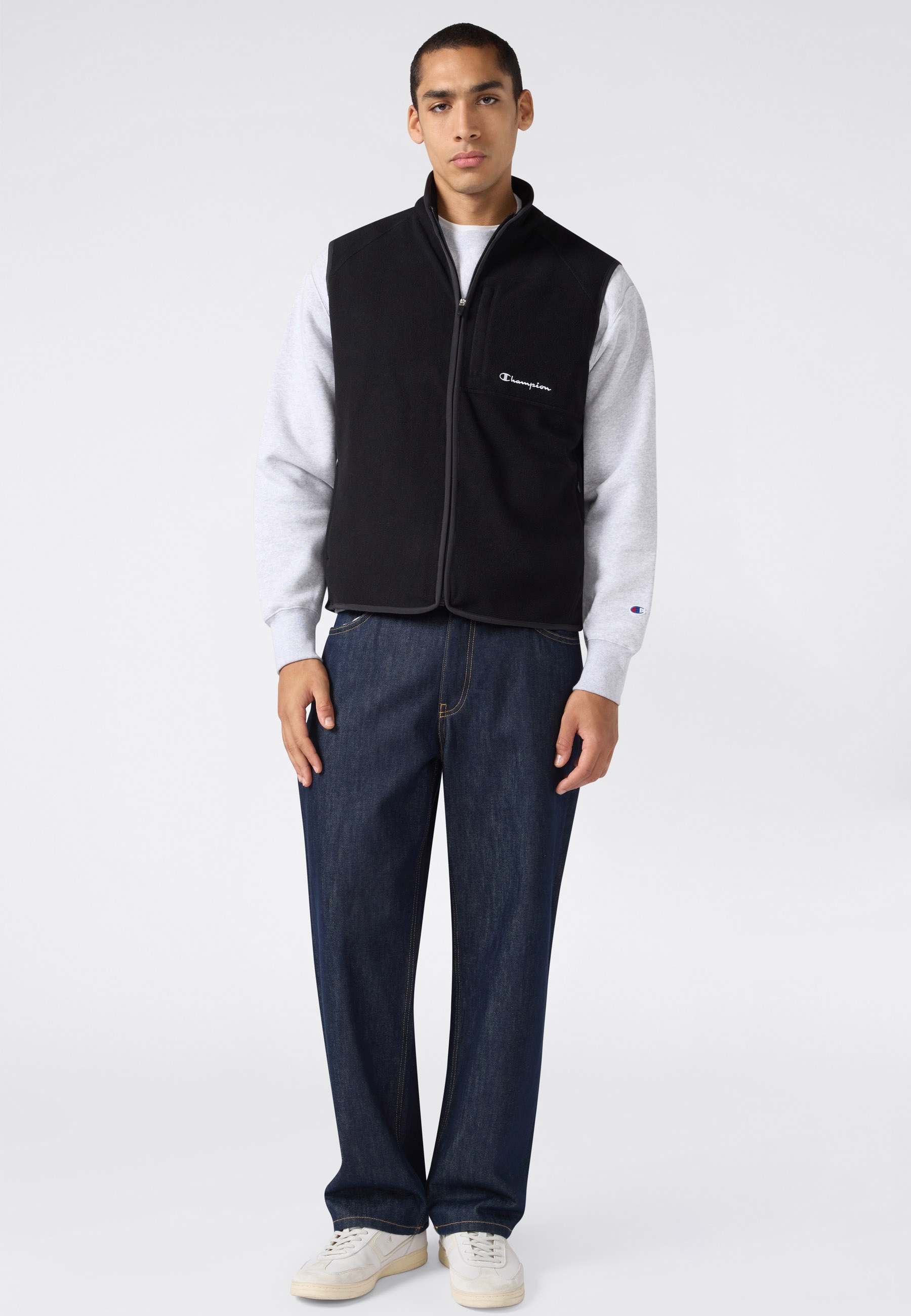 Champion Gilet polaire »SPORTWEAR ZIP-UP VEST Slim Fit Micro Polar« mit Zip-Up-Design, aus Polyester, schmale Silhouette