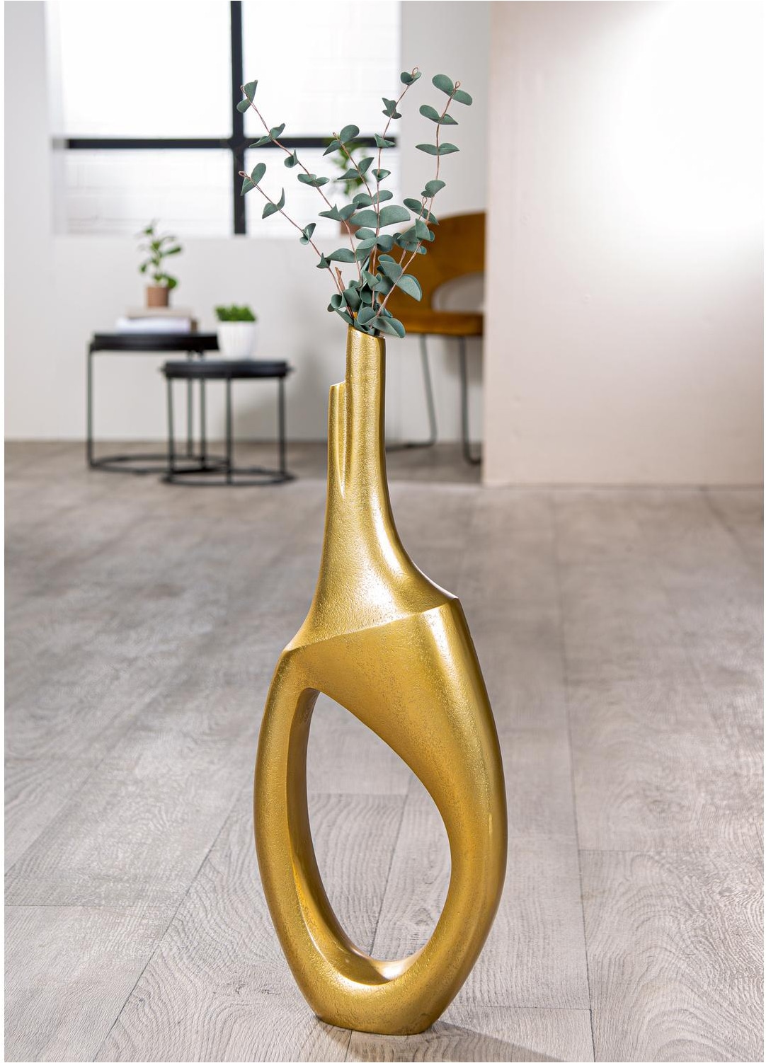 GILDE Vase de sol »Lochvase, "Haydon", Aluminium«