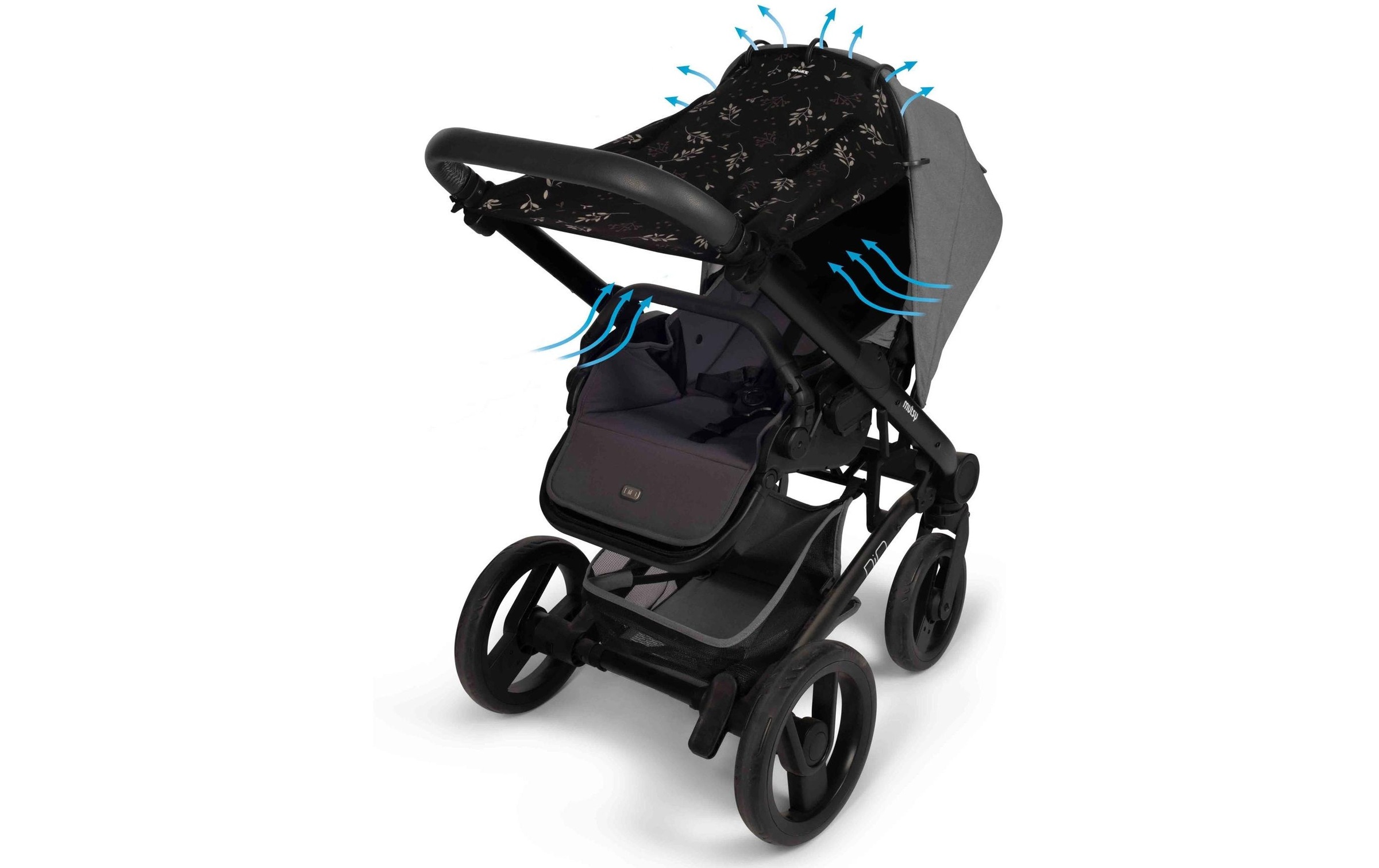 Dooky Kinderwagen-Sonnenschutzhülle »Universal Cover Romantic Leaves«