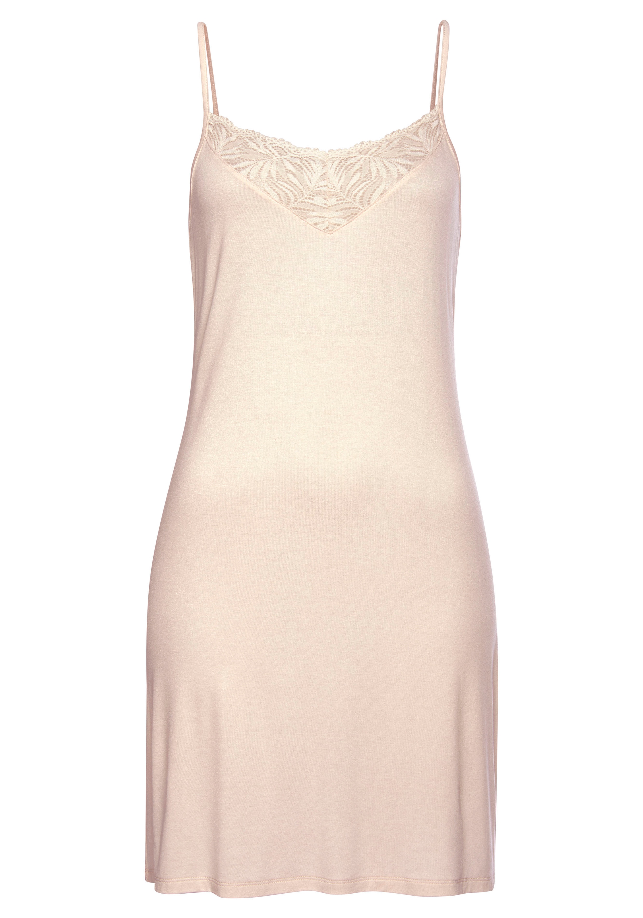 LASCANA Negligé mit edlen Spitzendetails