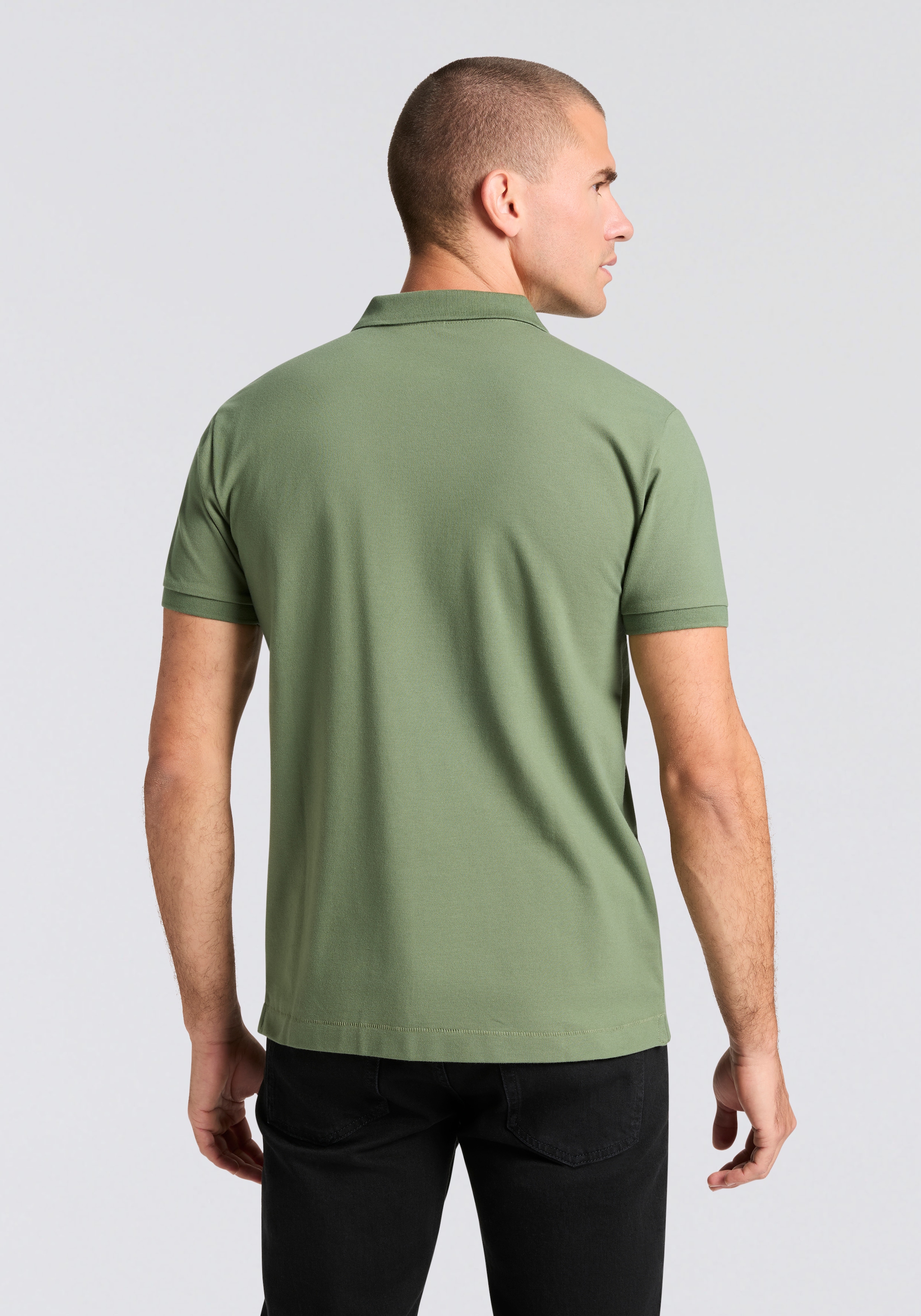 Replay Poloshirt Feiner Piqué aus Baumwolle