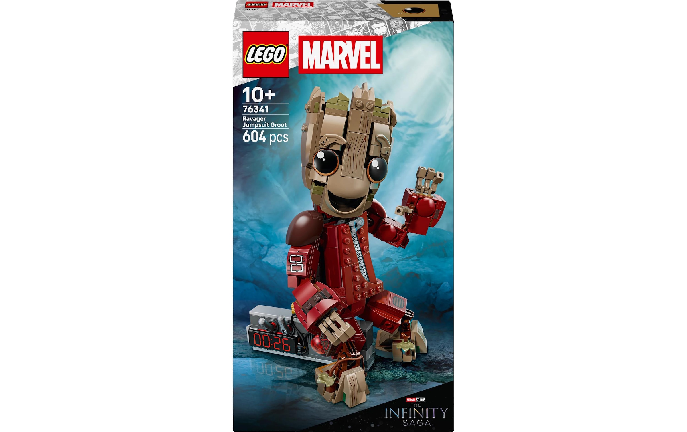 LEGO® Konstruktionsspielsteine »Marvel Groot im Ravager-Outfit 76341«