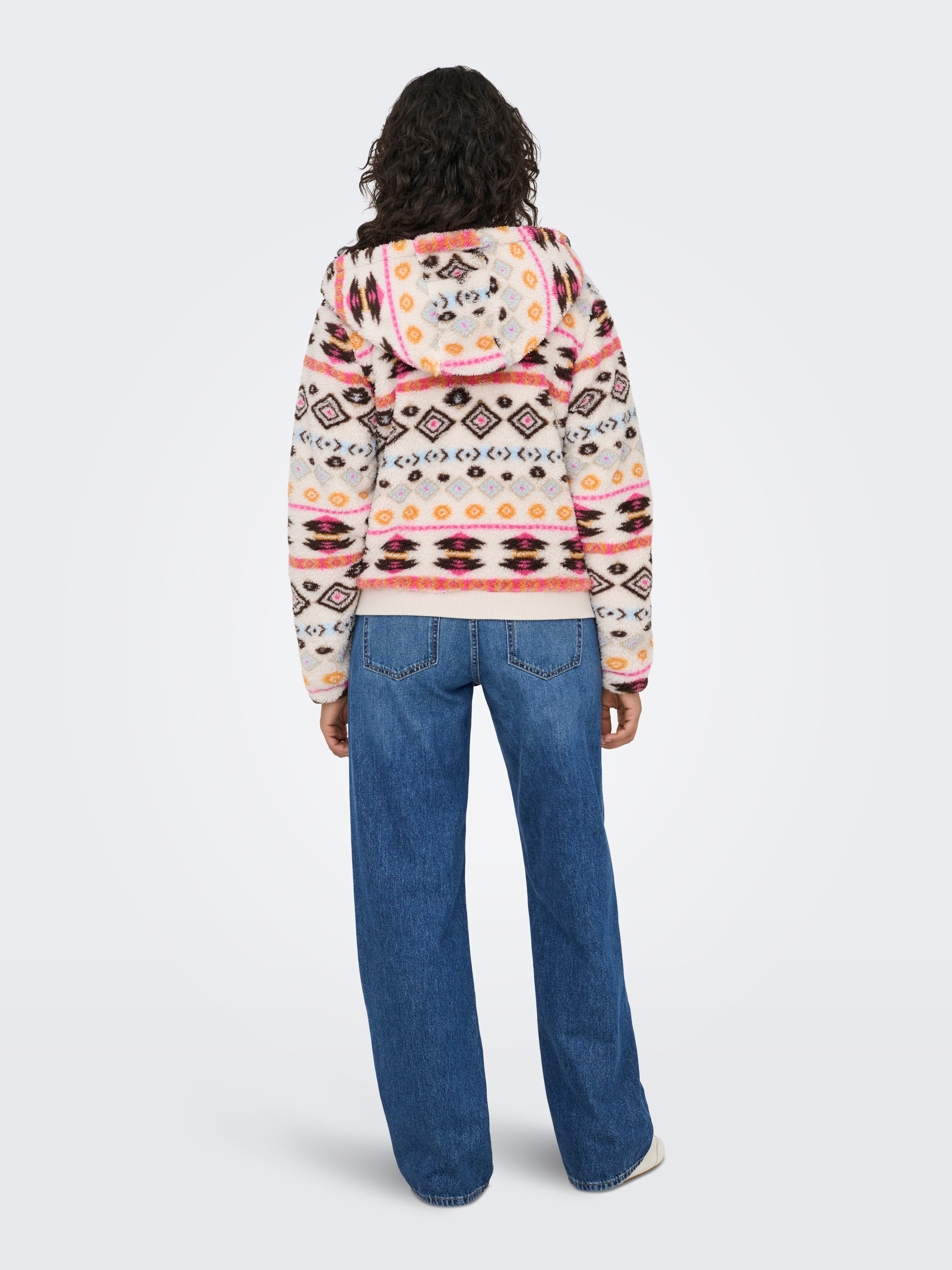 ONLY Veste d'extérieur »ONLANNA CONTACT AOP HOOD JACKET OTW CS« mit Kapuze