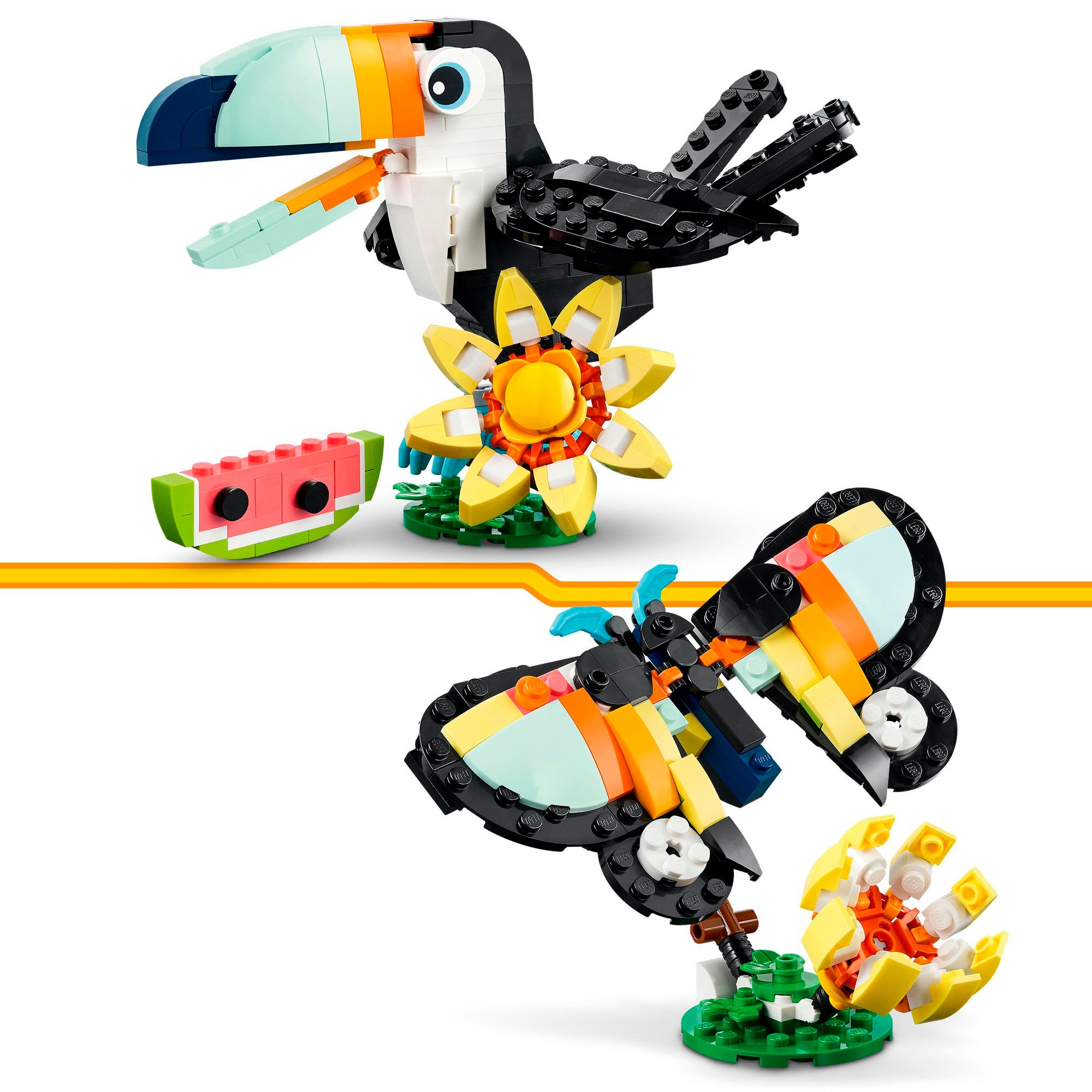 LEGO® Pions de construction »Wilde Tiere: Tropischer Tukan (31173), LEGO LEGO Creator« Made in Europe