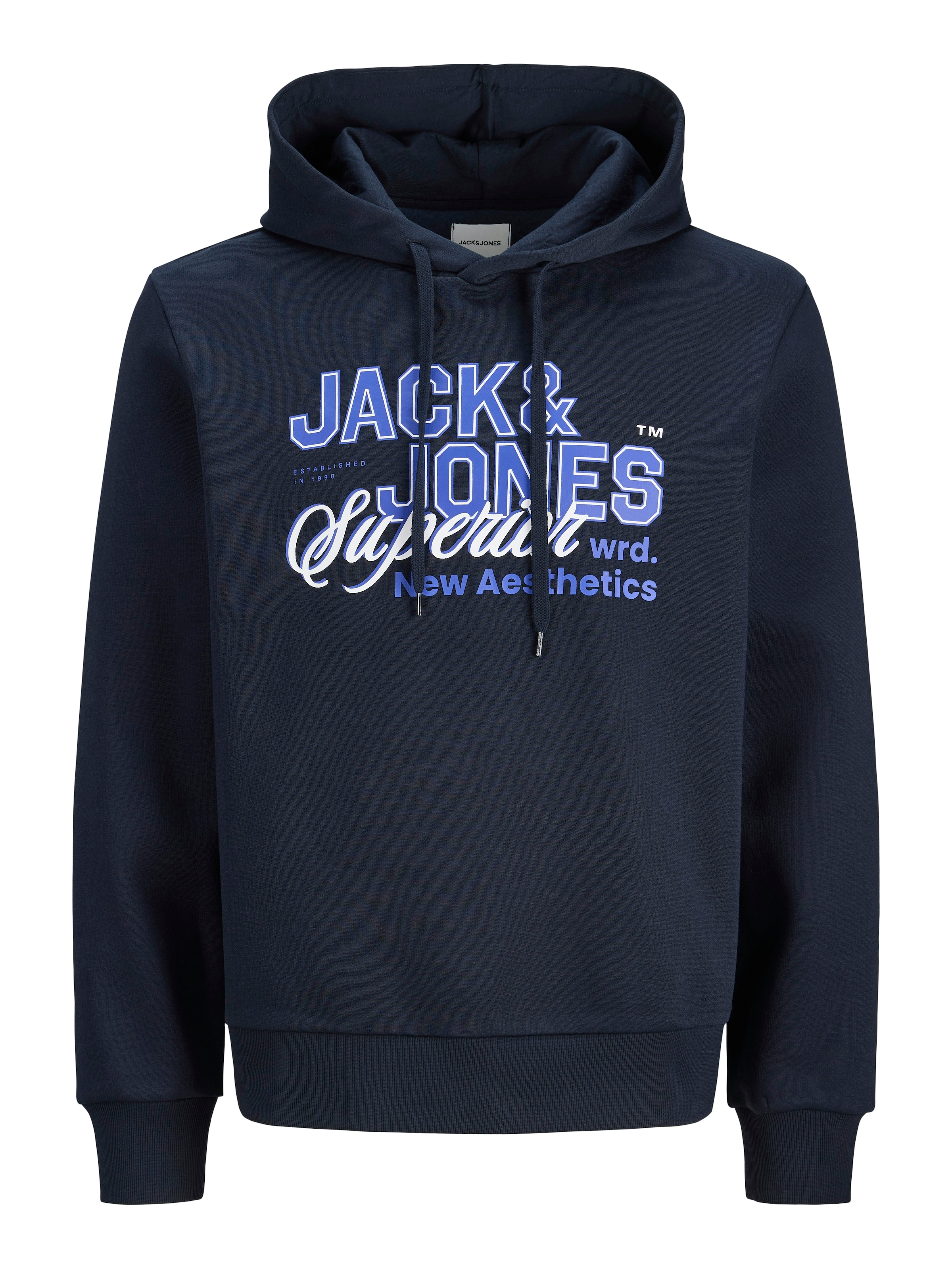 Jack & Jones Sweat à capuche »JJELOGO SWEAT HOOD 2 COL 25/26 NOOS«, avec imprimé stylé
