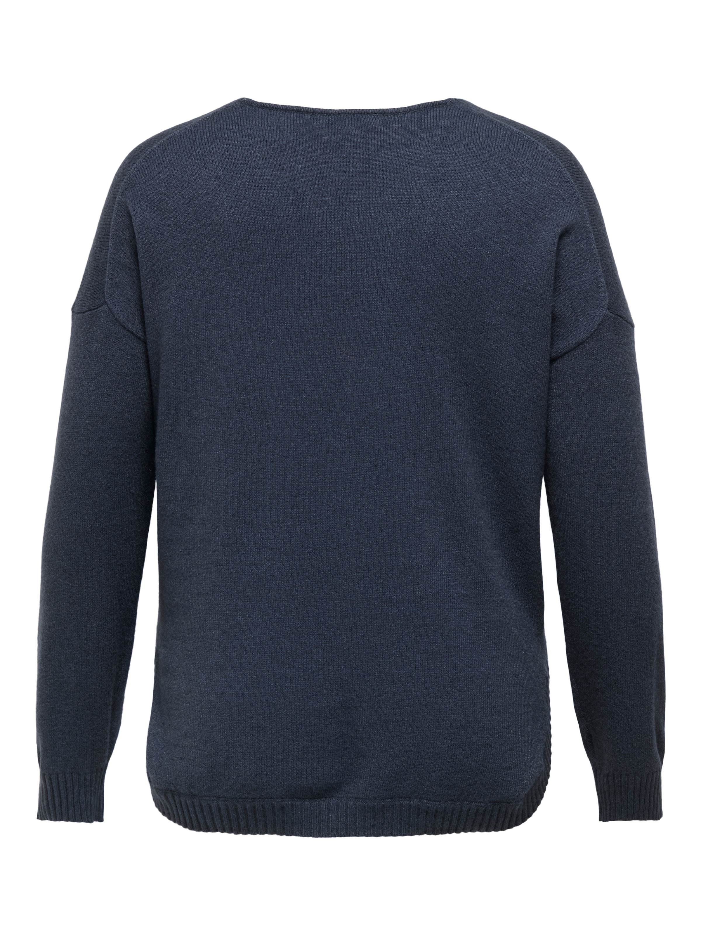 ONLY CARMAKOMA Pull col V »CARMARGARETA LS PULLOVER KNT NOOS« Viskosemischung, regular fit
