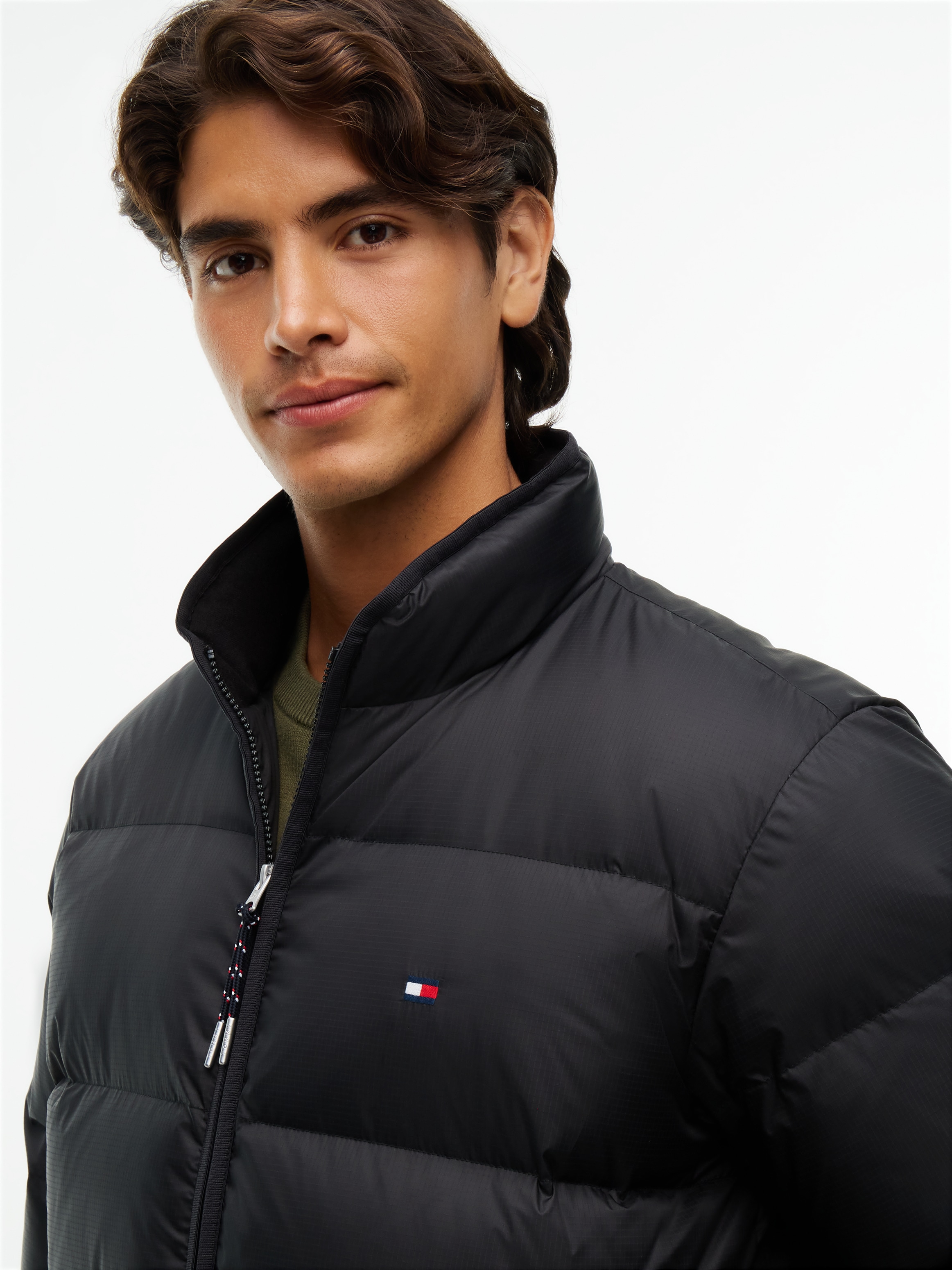 Tommy Hilfiger Doudoune »RIPSTOP STAND DOWN PUFFER JACKET« mit Daunenfüllung