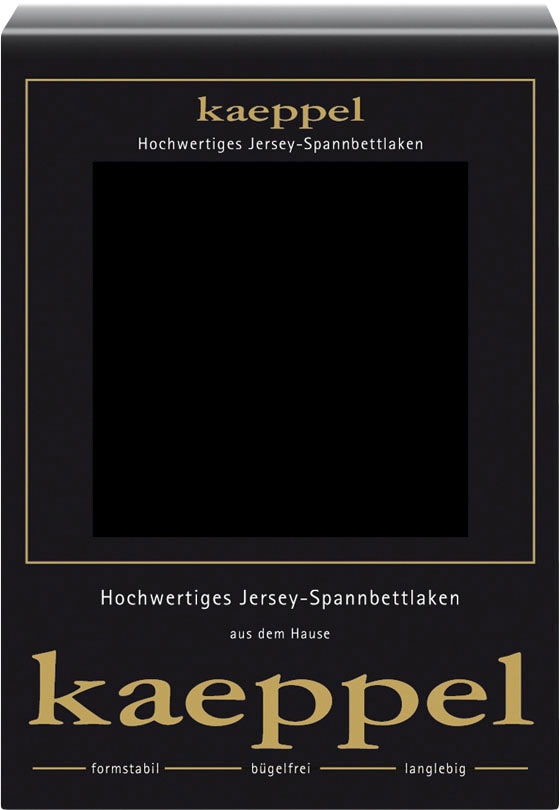 Kaeppel Spannbettlaken »Single Jersey Mako Cotton« Bettlaken aus 100% Baumwolle
