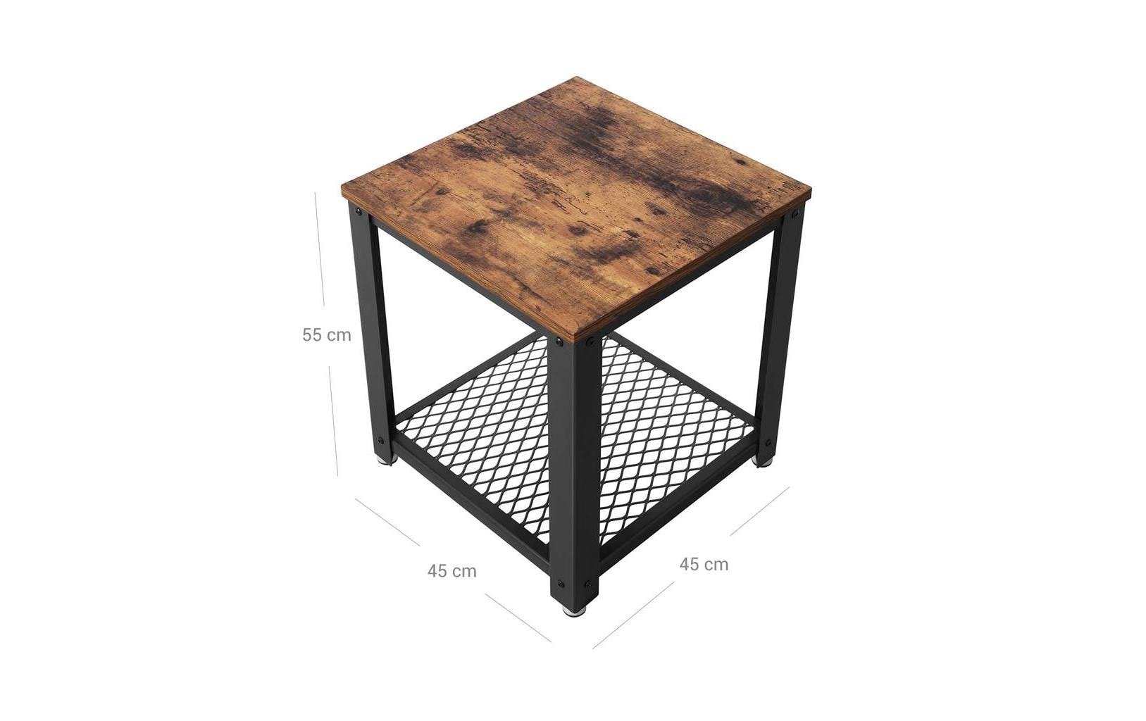 VASAGLE Table d'appoint »mit Ablage 45 x 55 cm«