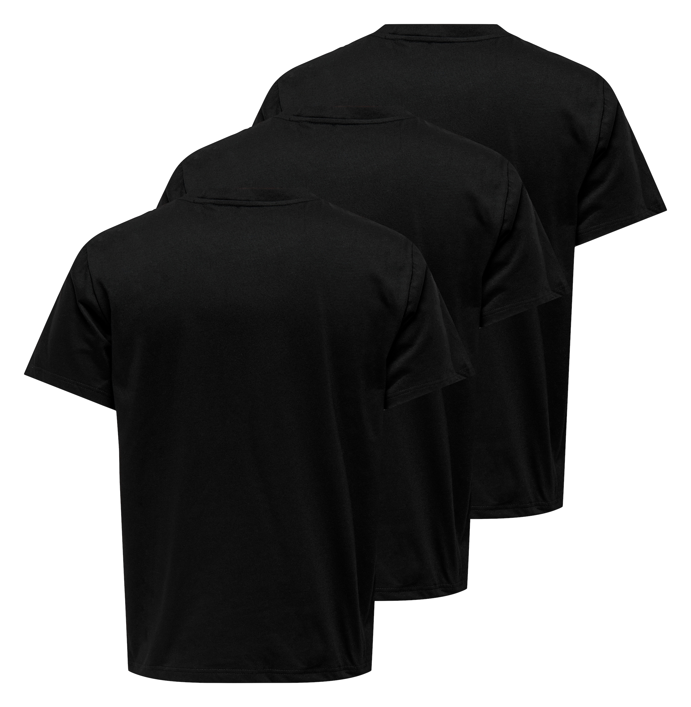 ONLY & SONS Shirt à col rond »ONSJEFF REG SS TEE 3-PACK OTL« Paquet, 3