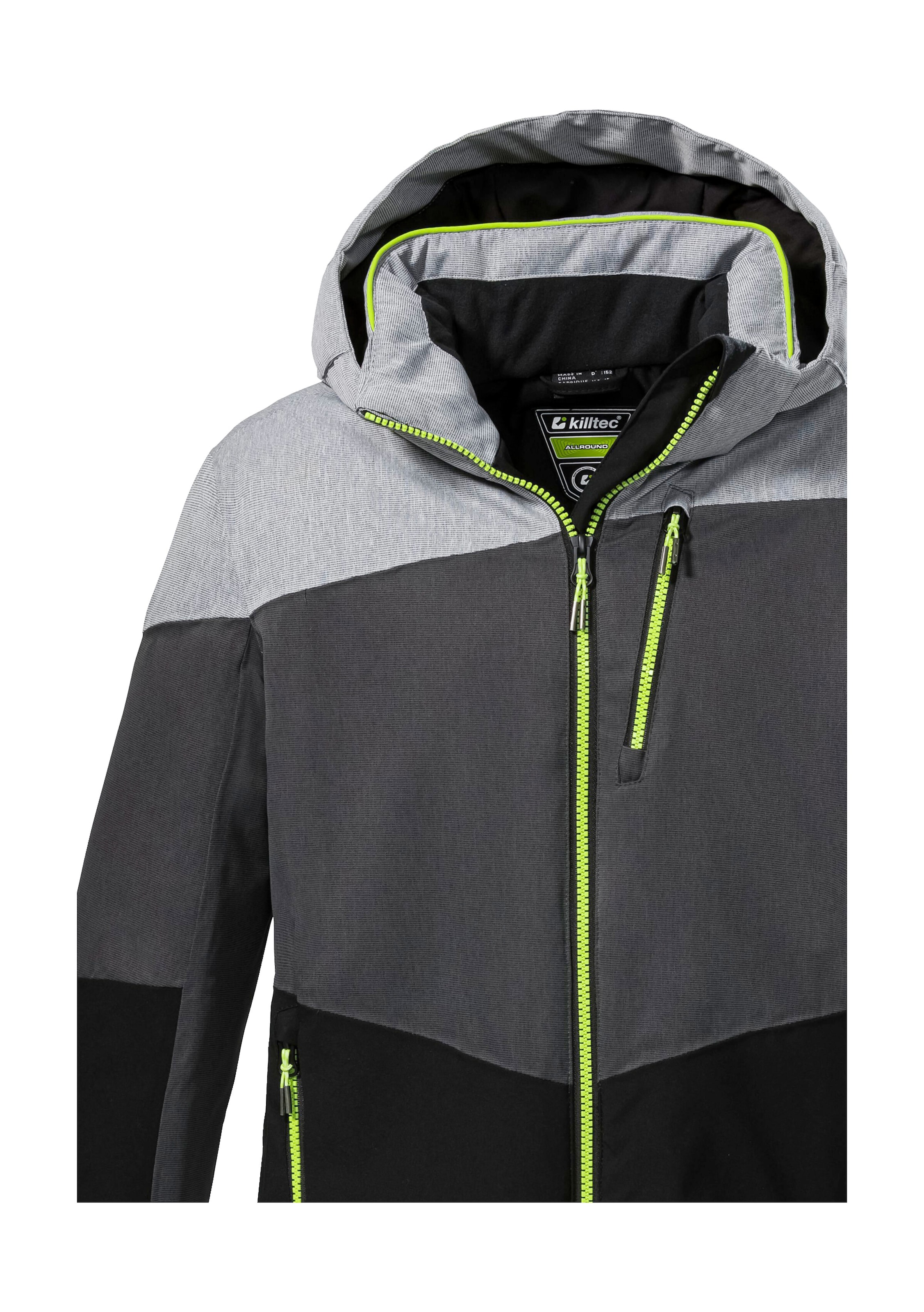 Killtec Veste de ski »KSW 161 BYS SKI JCKT« Wasserdichte, atmungsaktive Skijacke mit abnehmbarer Kapuze