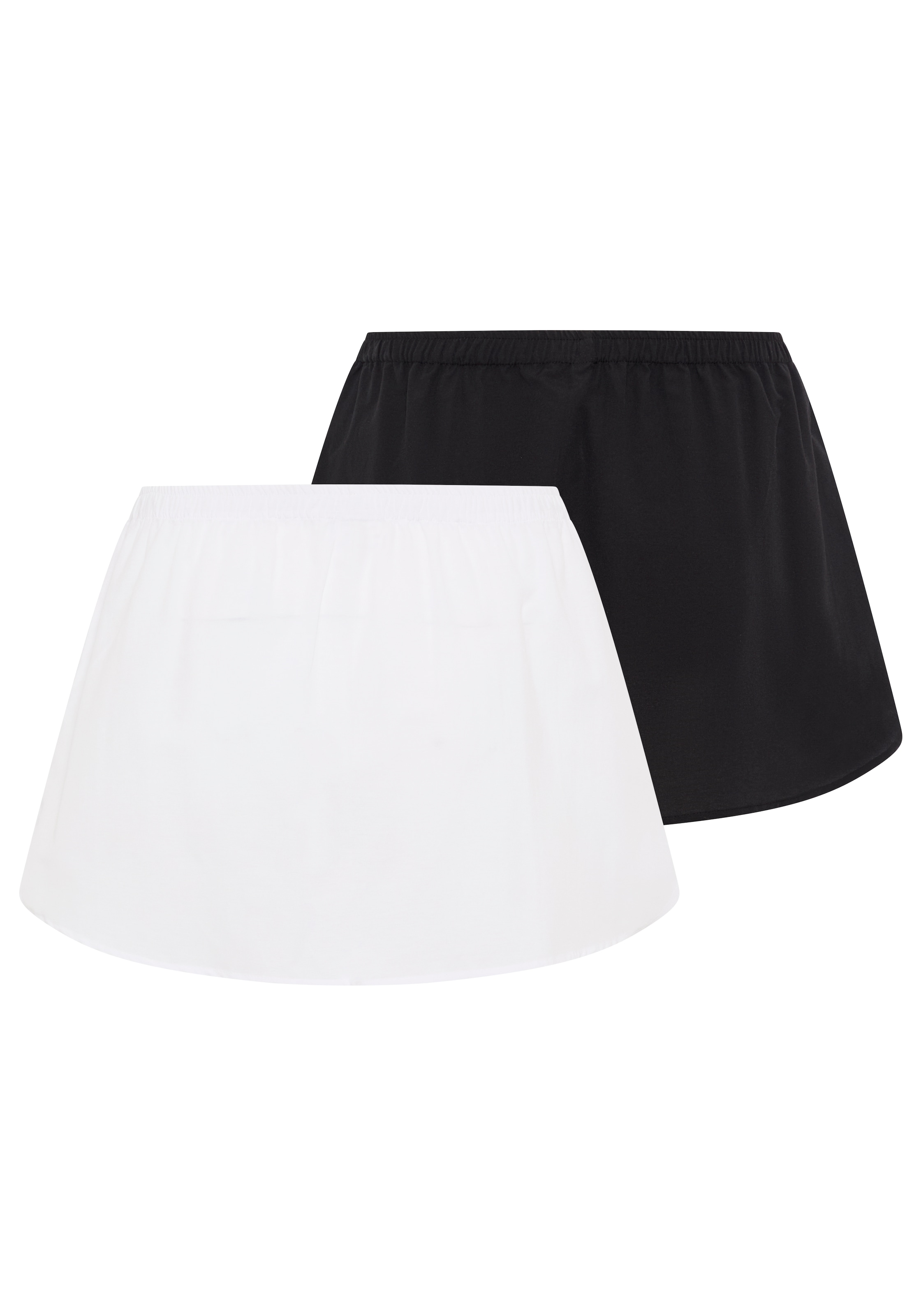 Laura Scott CURVE Longbluse »Blusenverlängerung Grosse Grössen« Packung, 2er-Pack,  femininer Stil, aus Baumwolle und Polyester, po-bedeckende Länge