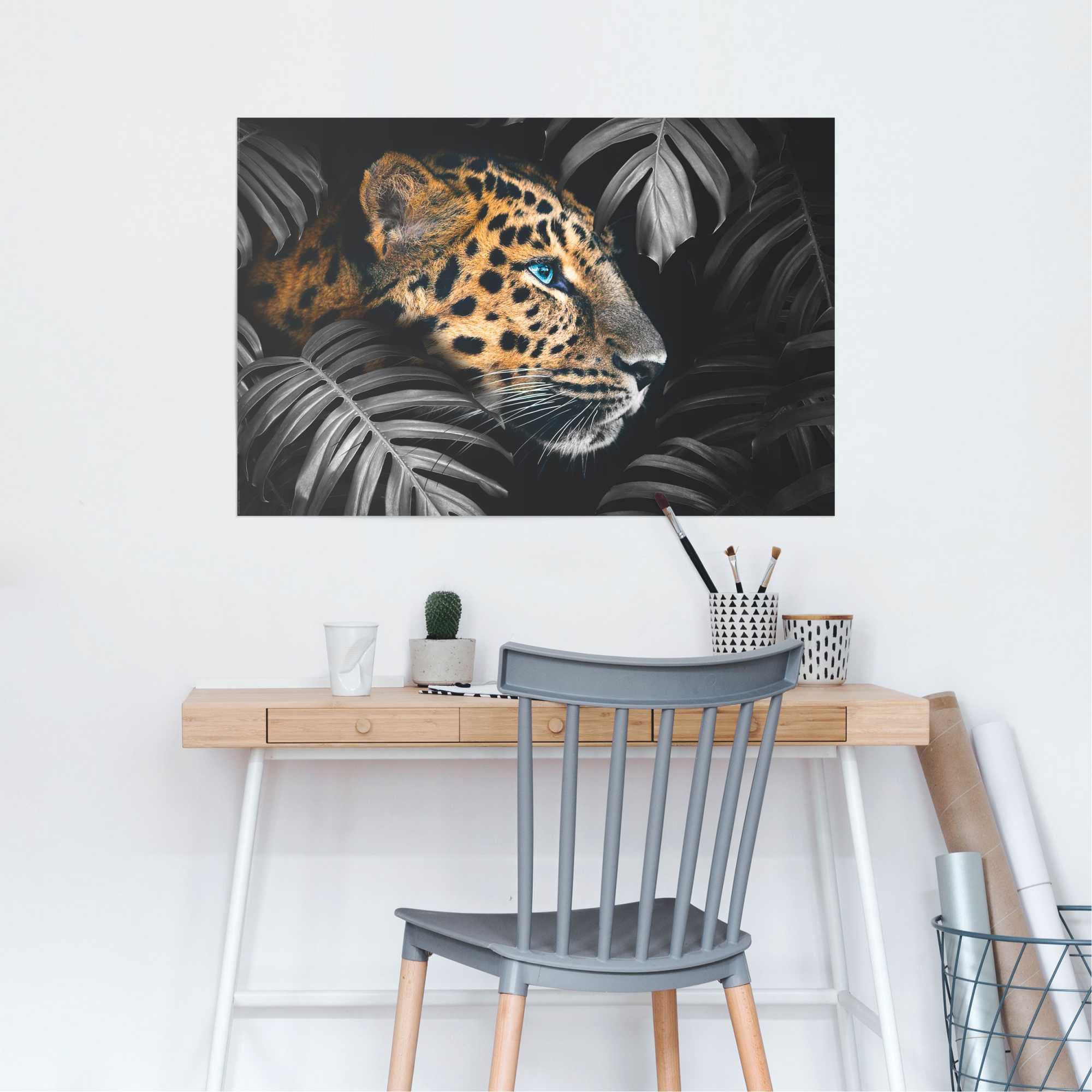 Reinders! Poster »Leopard Jungle - Eyecatcher - Tiermotiv - Modern« 1 Stk. tlg.