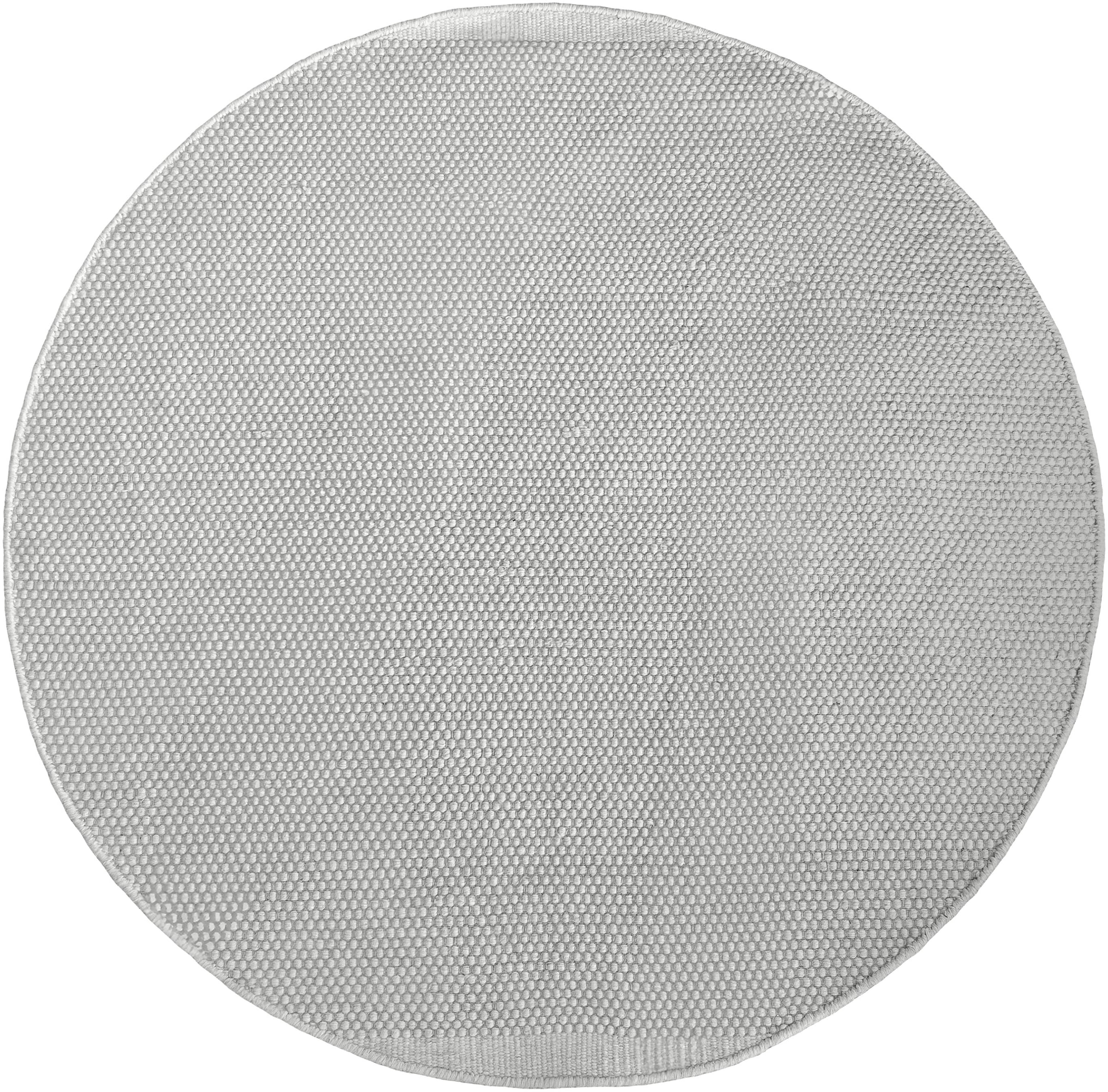 GOODproduct Wollteppich »Woolscape 1« rund 10 mm Höhe Wendeteppich, handgewebte Qualität, Uni, reine Wolle, Wohnzimmer